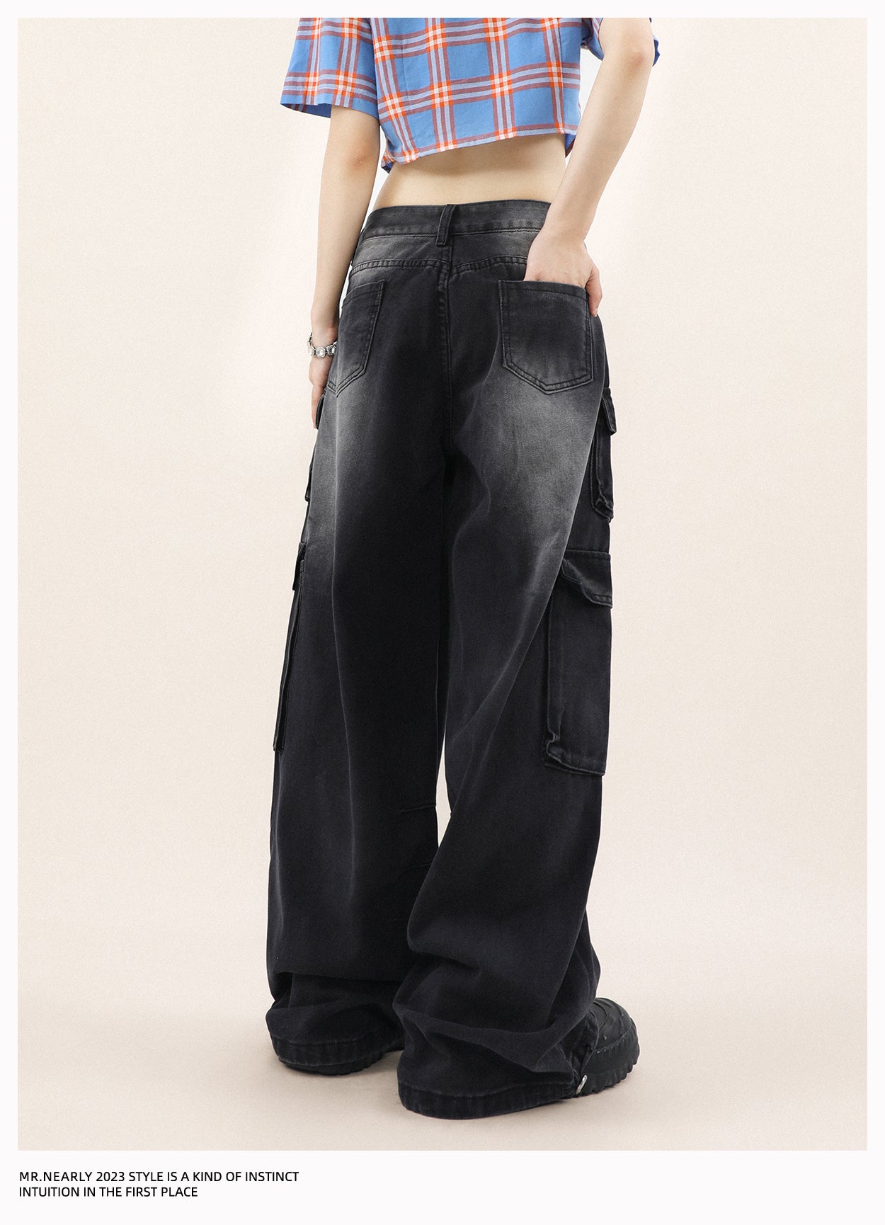 QS482A multi pocket pants