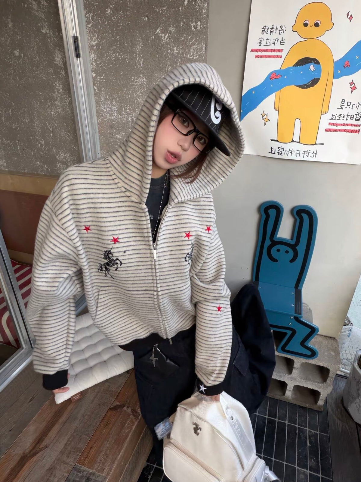 QS936B zip hoodie