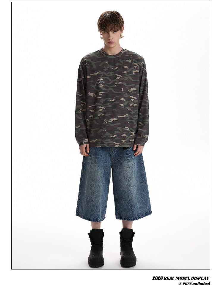 QS716B camouflage L/S tee