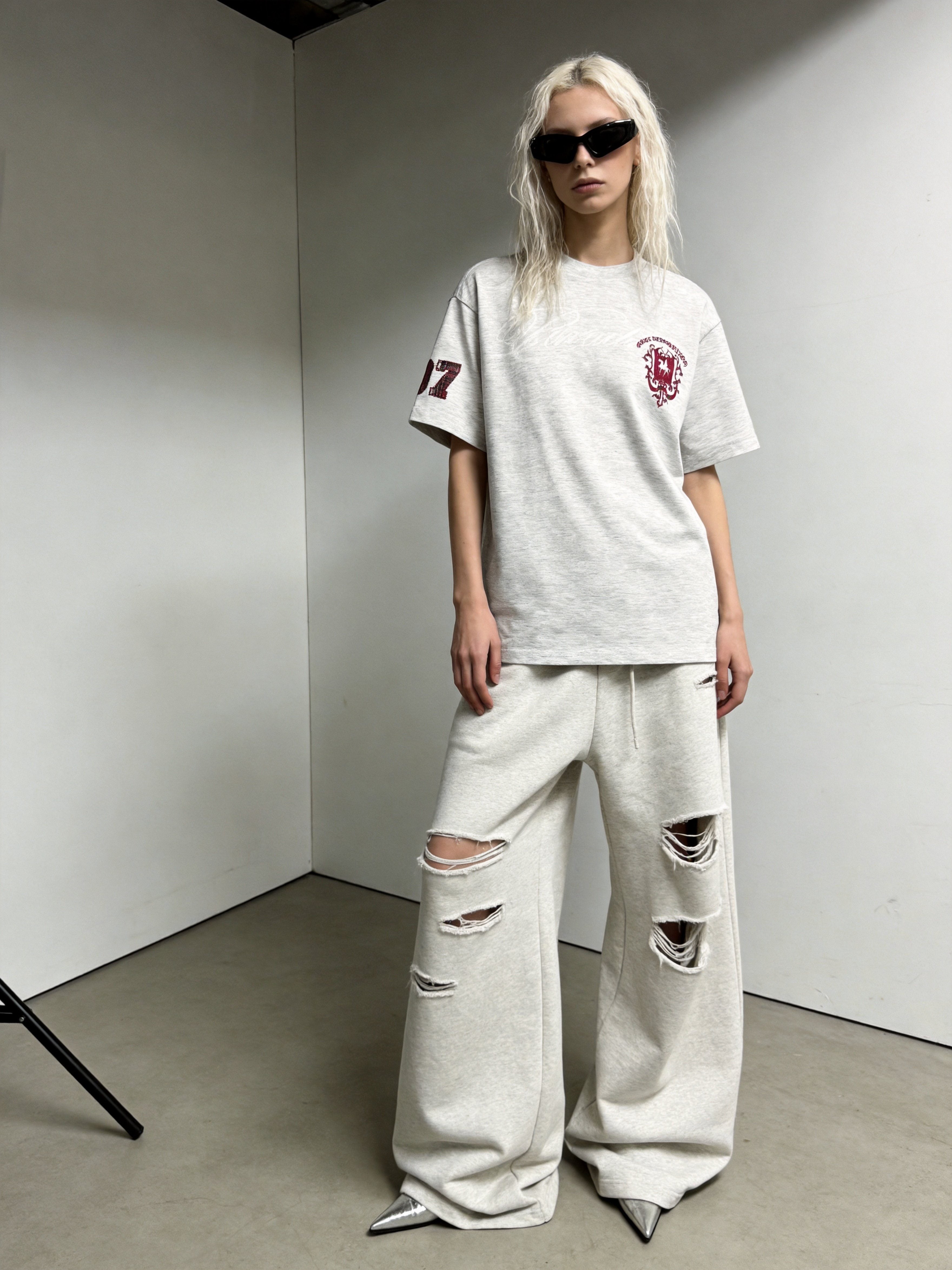 QS805B embroidery tee
