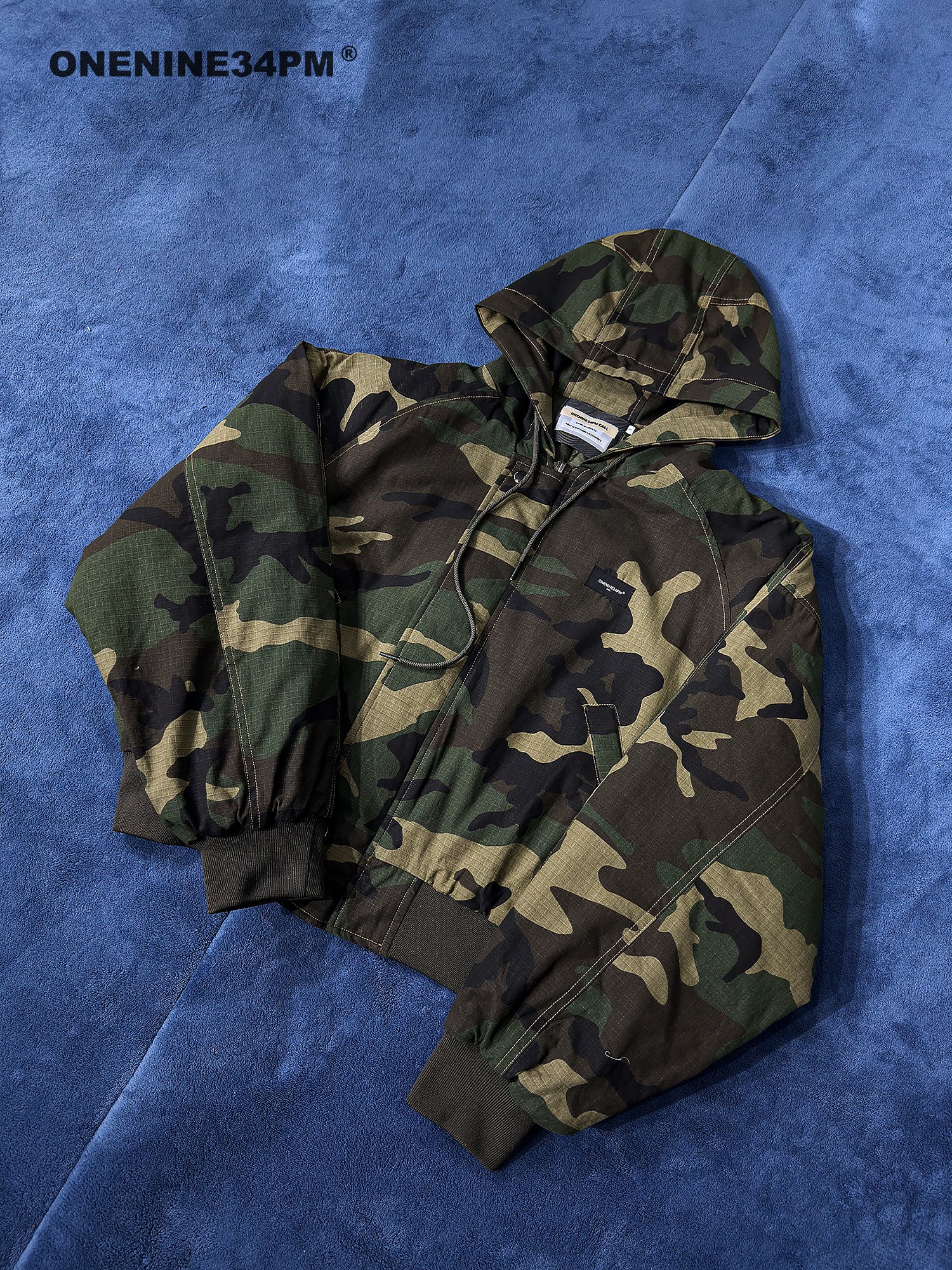 QS104B camouflage hoodie jacket