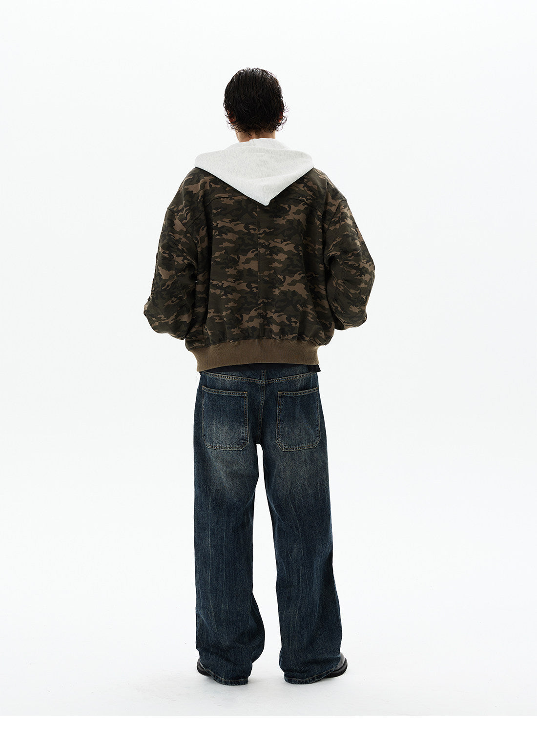 QS676B CAMOUFLAGE HOODIE JACKET