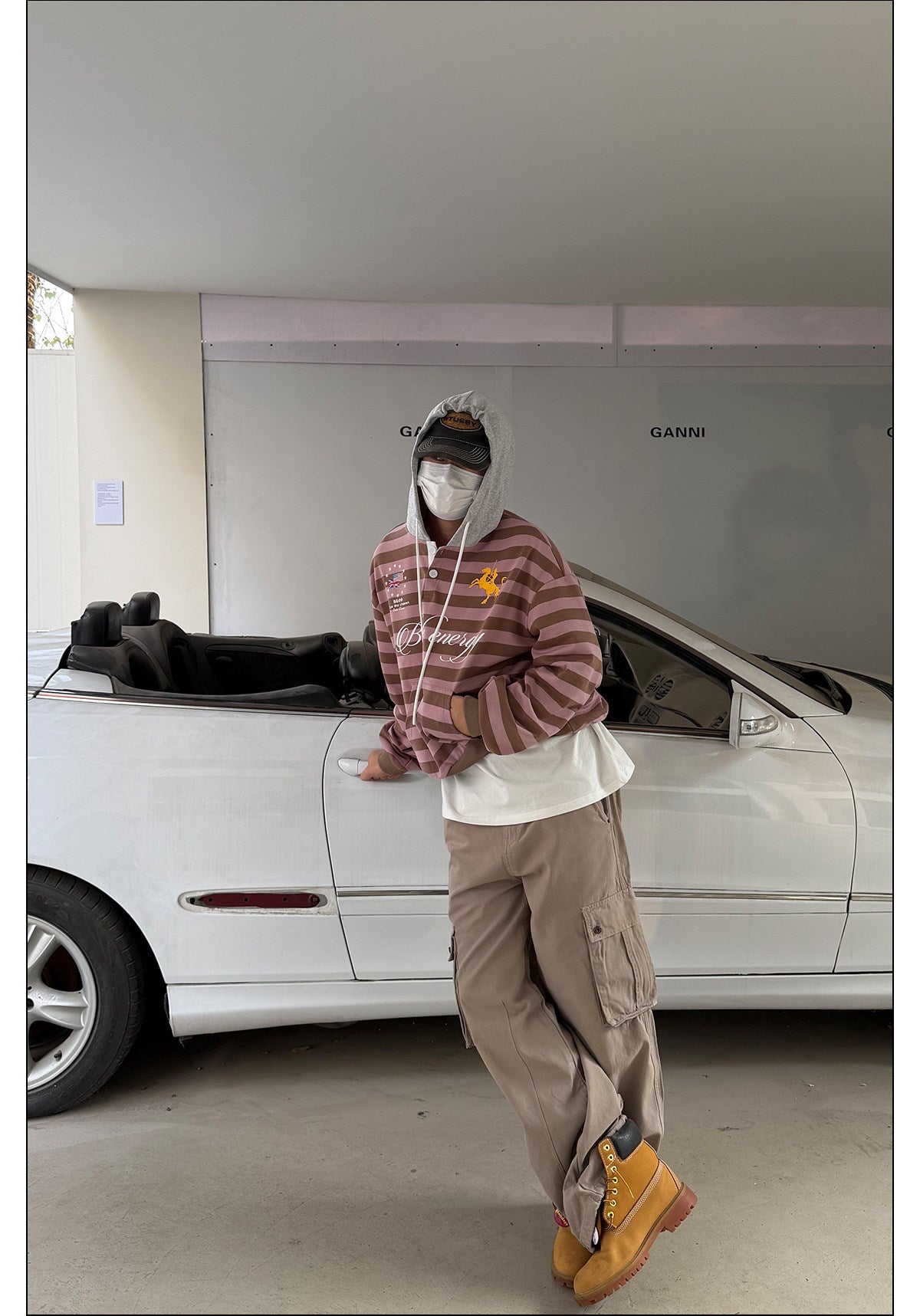 QS729B border hoodie