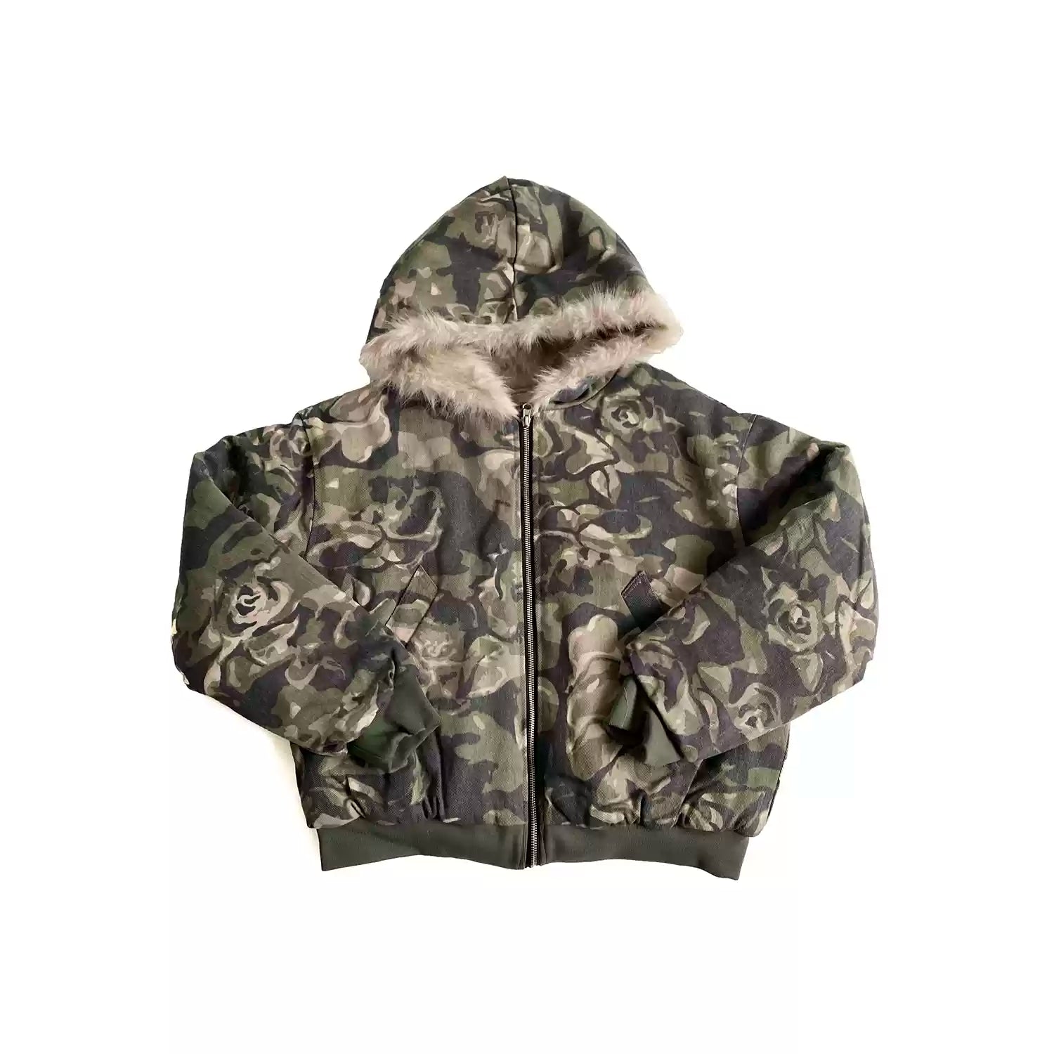 QS131B camouflage hoodie jacket