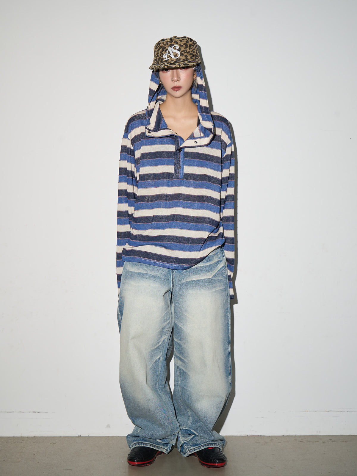 QS907B loose denim