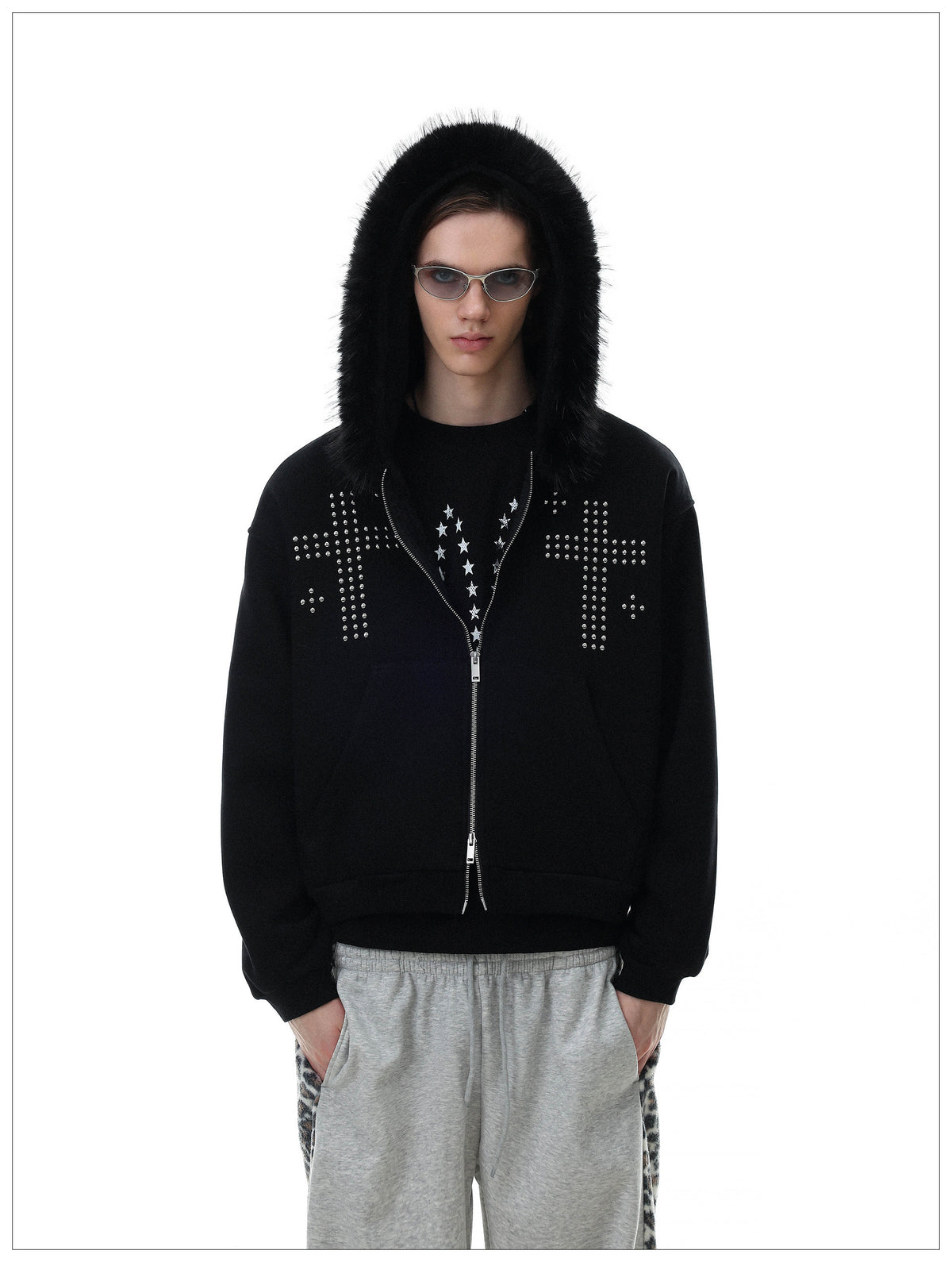 QS950B zip hoodie