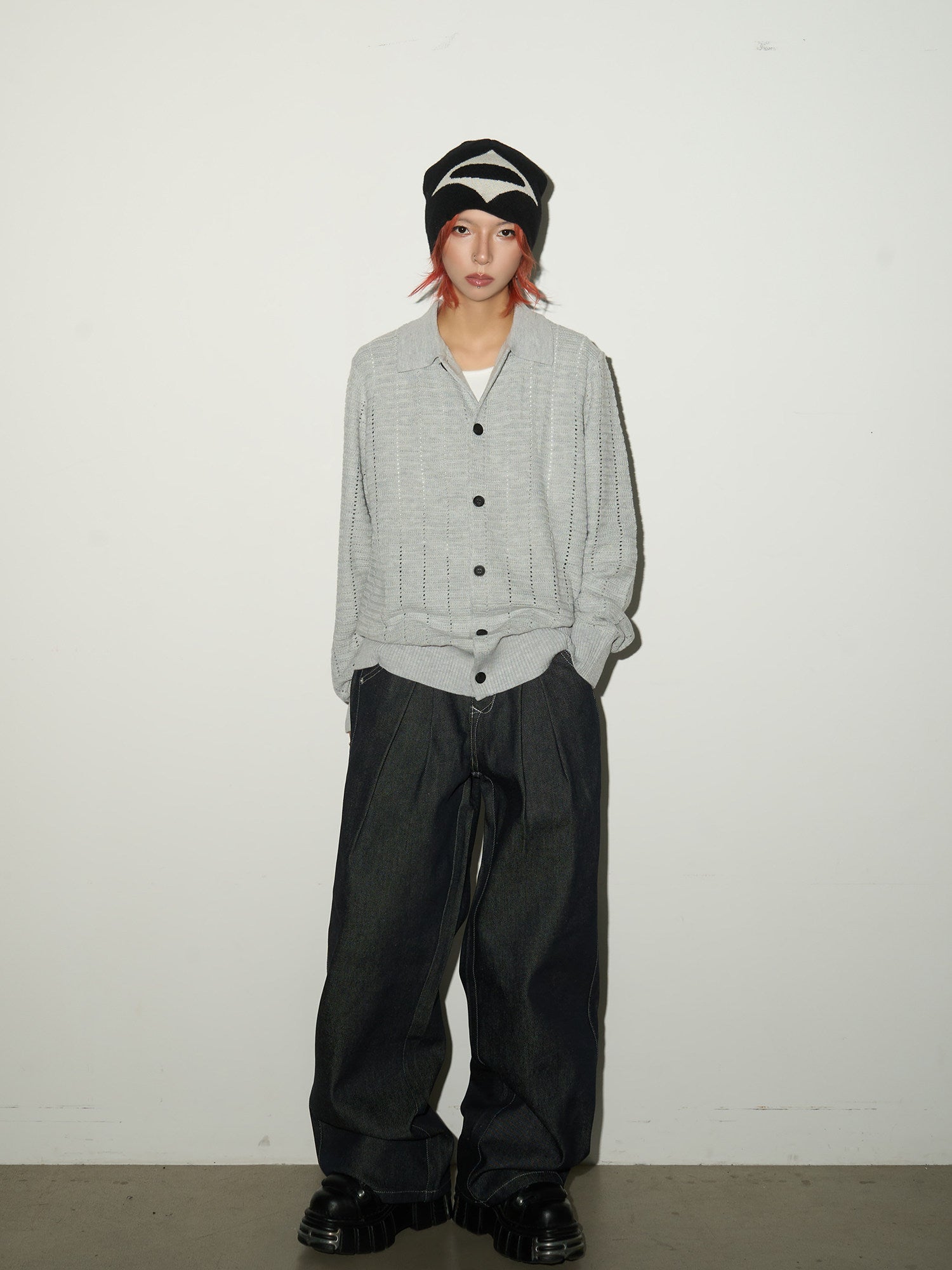 QS704B rigid denim
