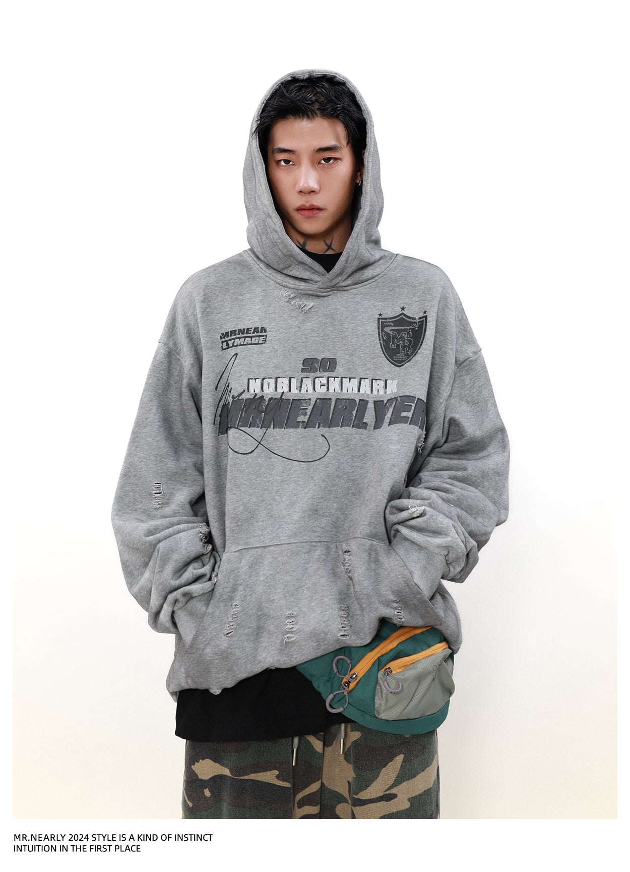 QS933A damage hoodie