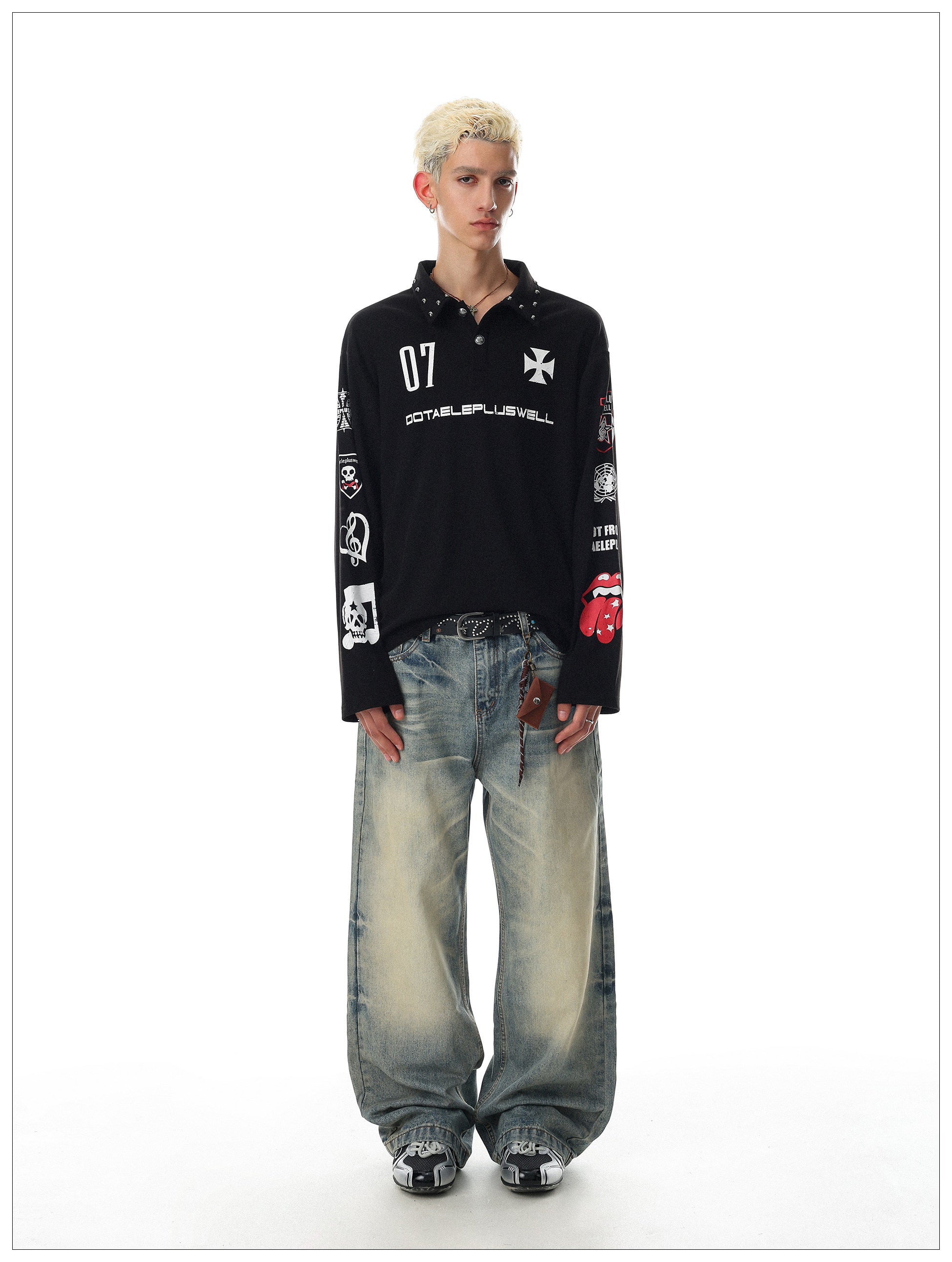 QS898B L/S polo
