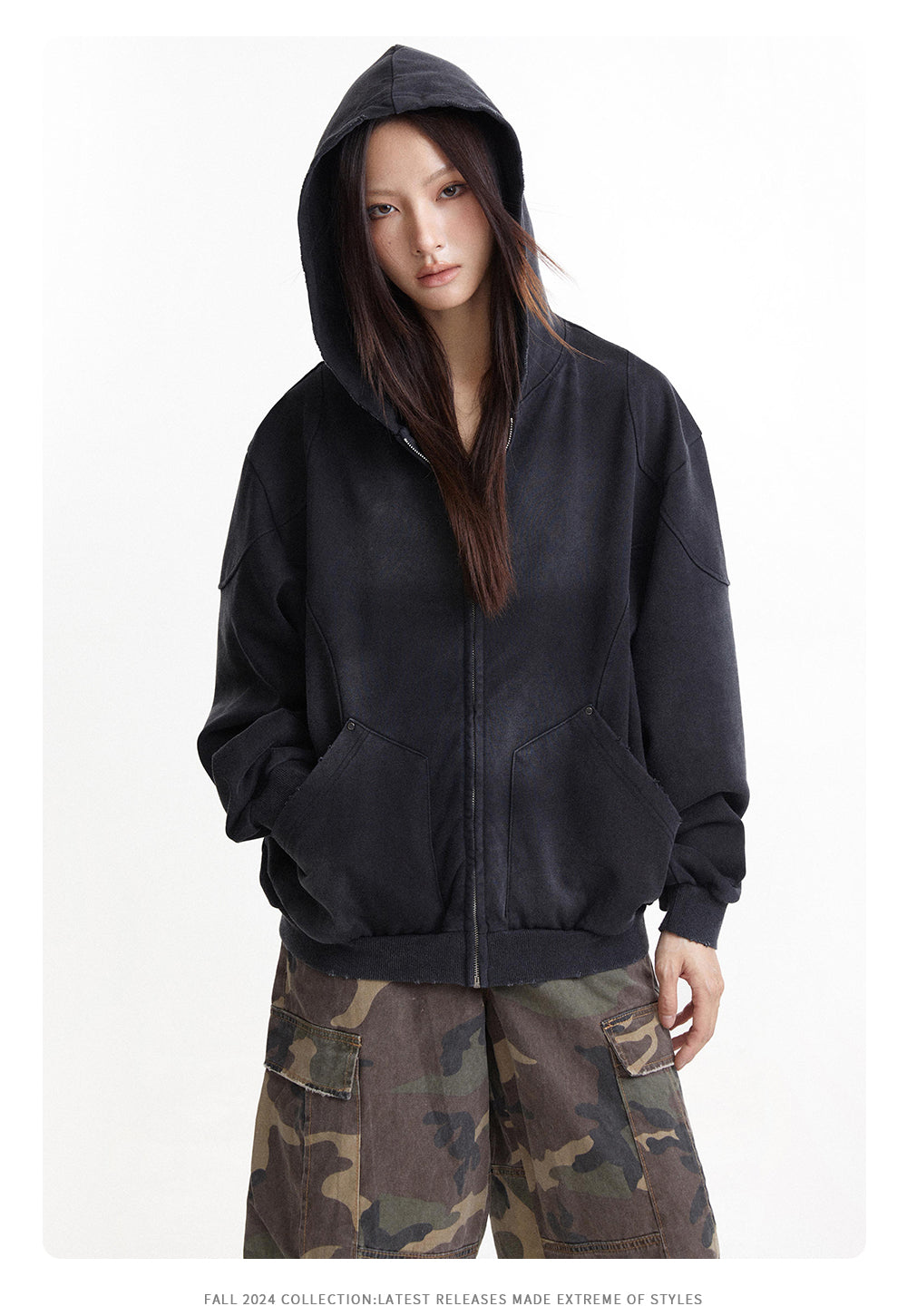 QS863A zip hoodie