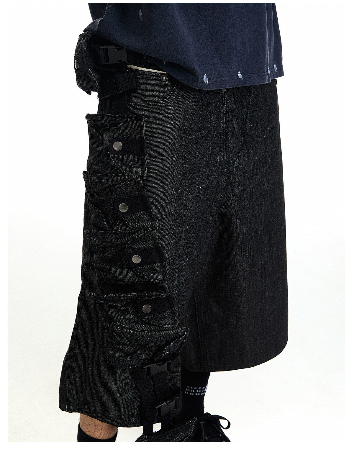 QS835B denim shorts
