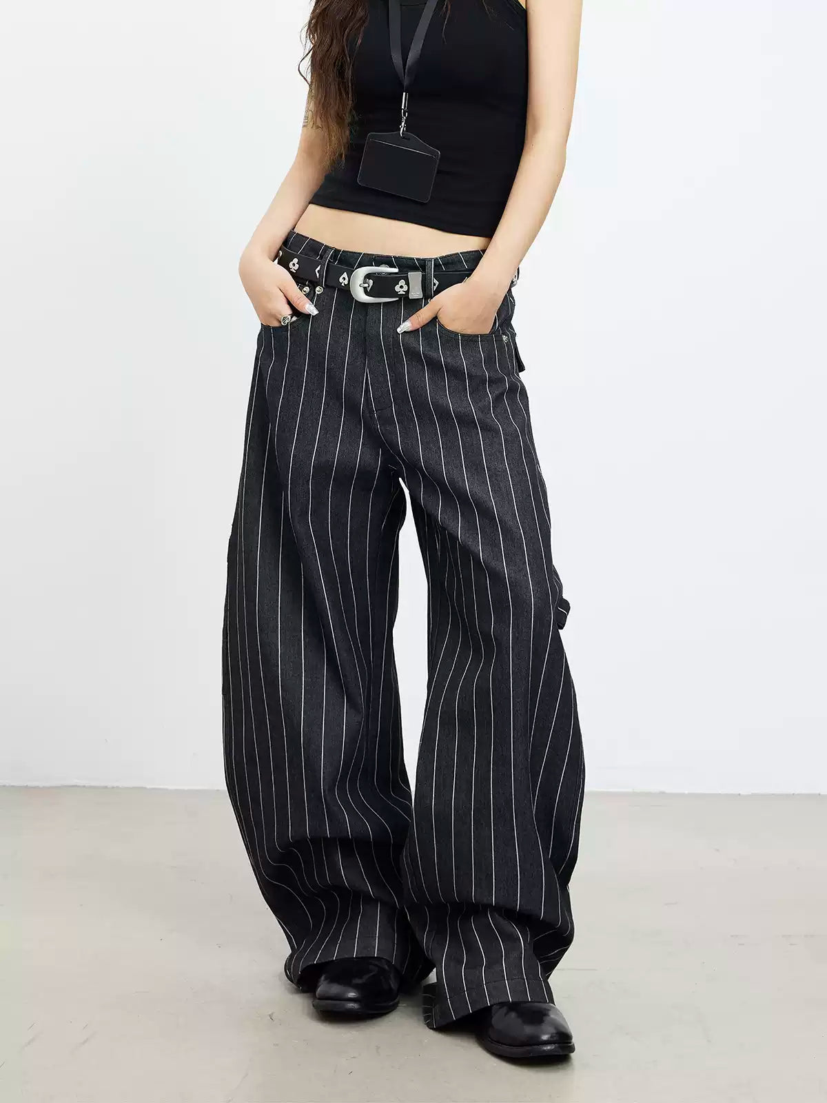 QS624B stripe pants