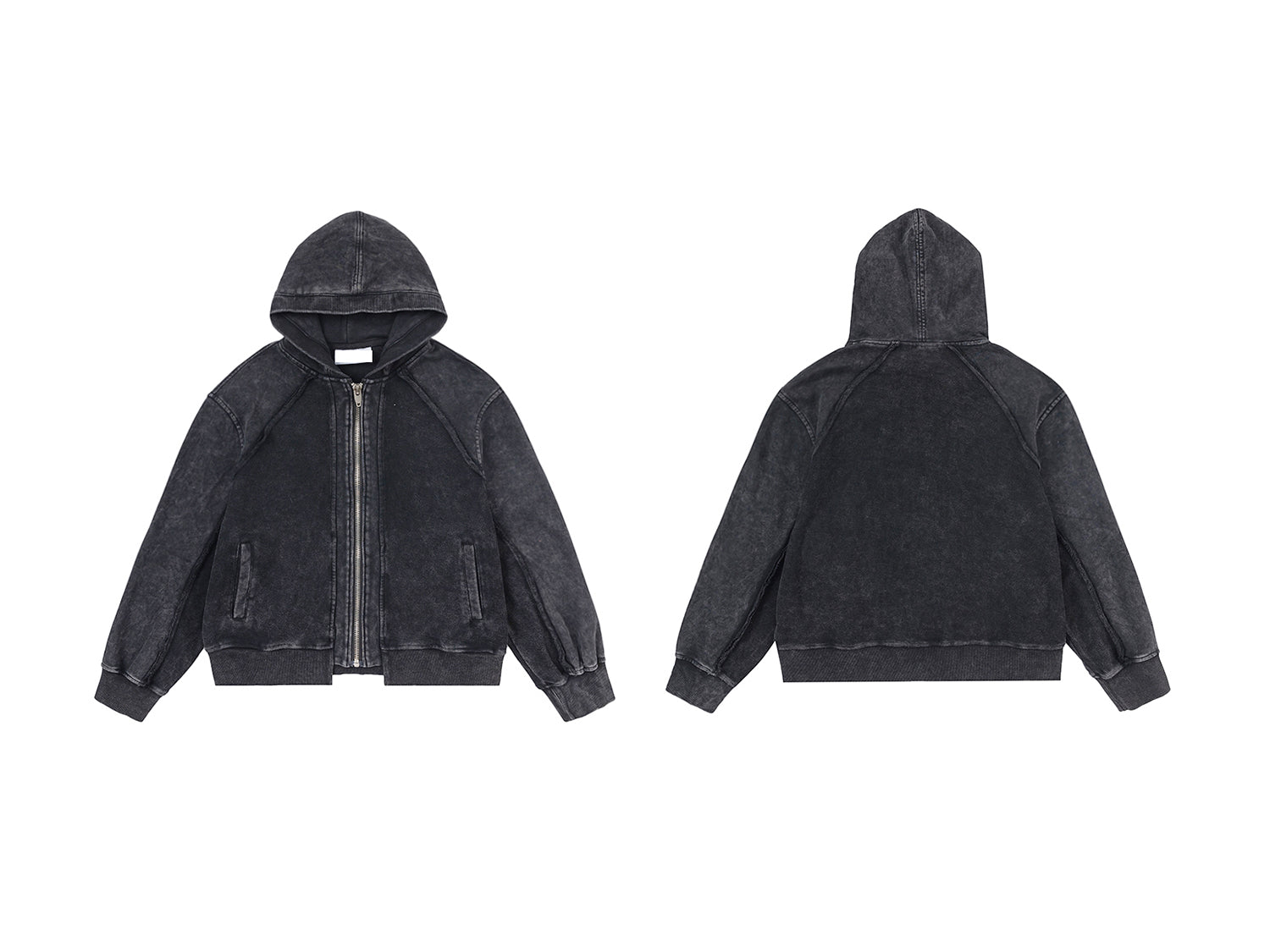 QS213B zip hoodie