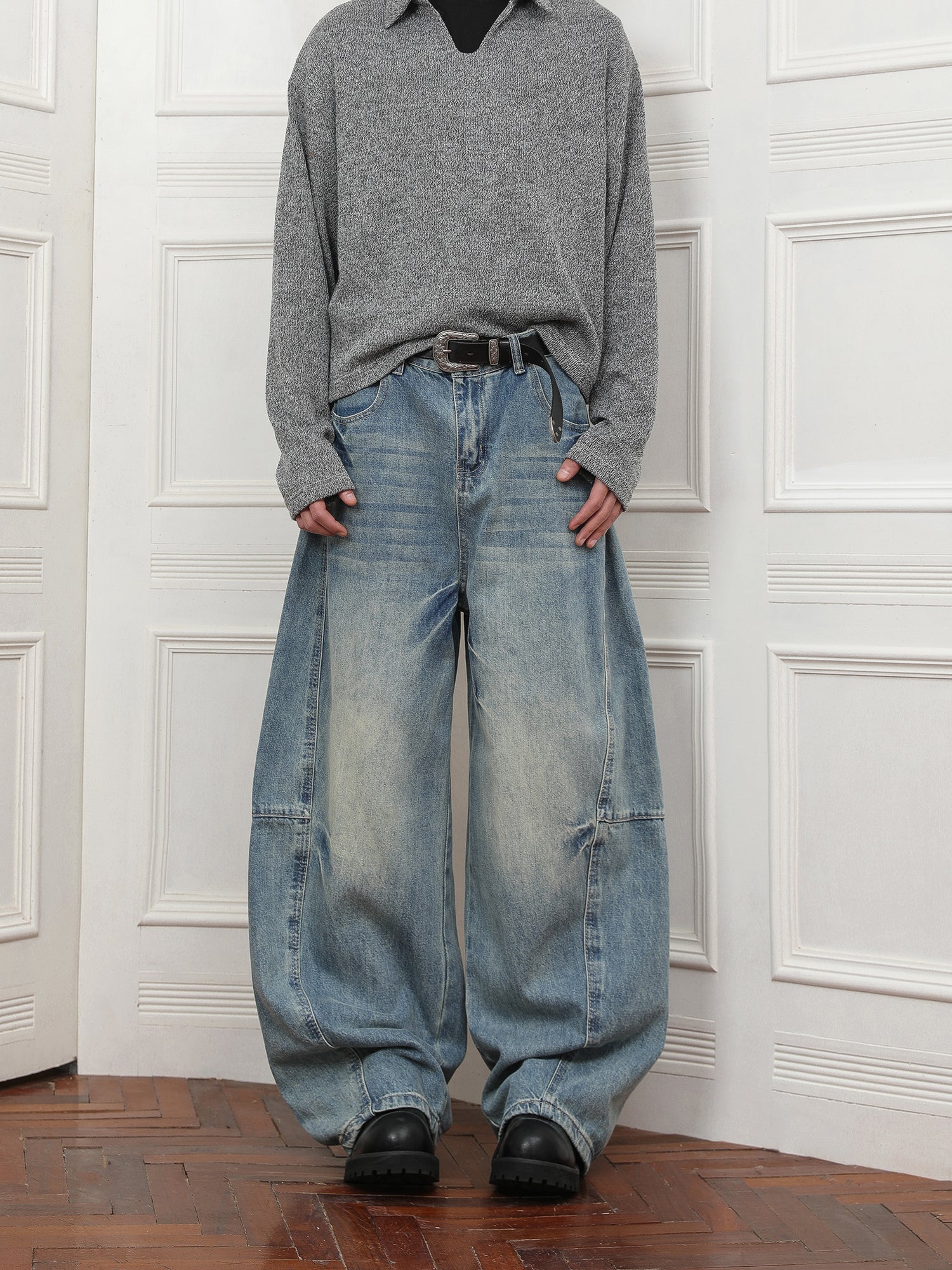 QS077B wide denim