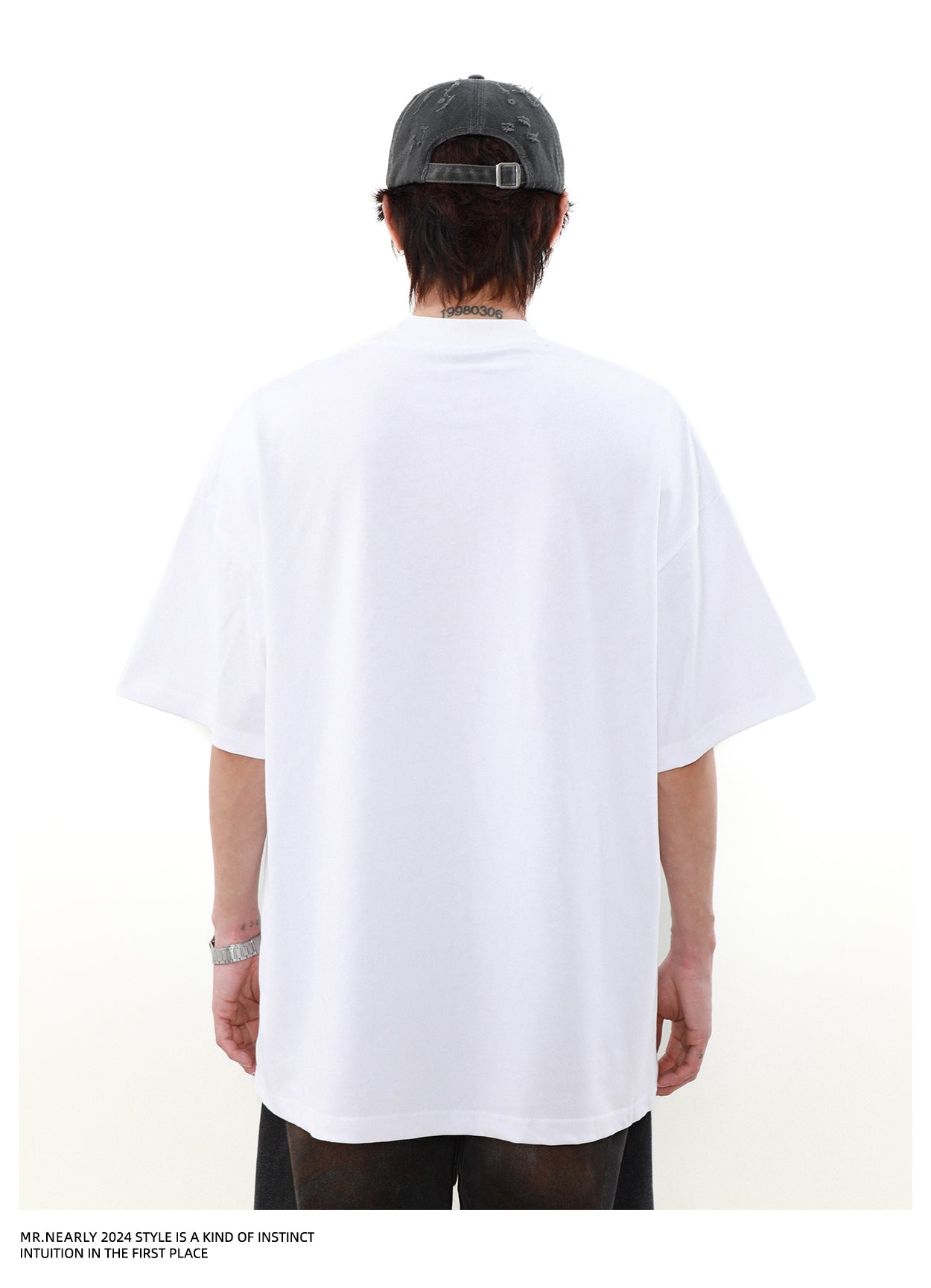 QS612A letter print tee