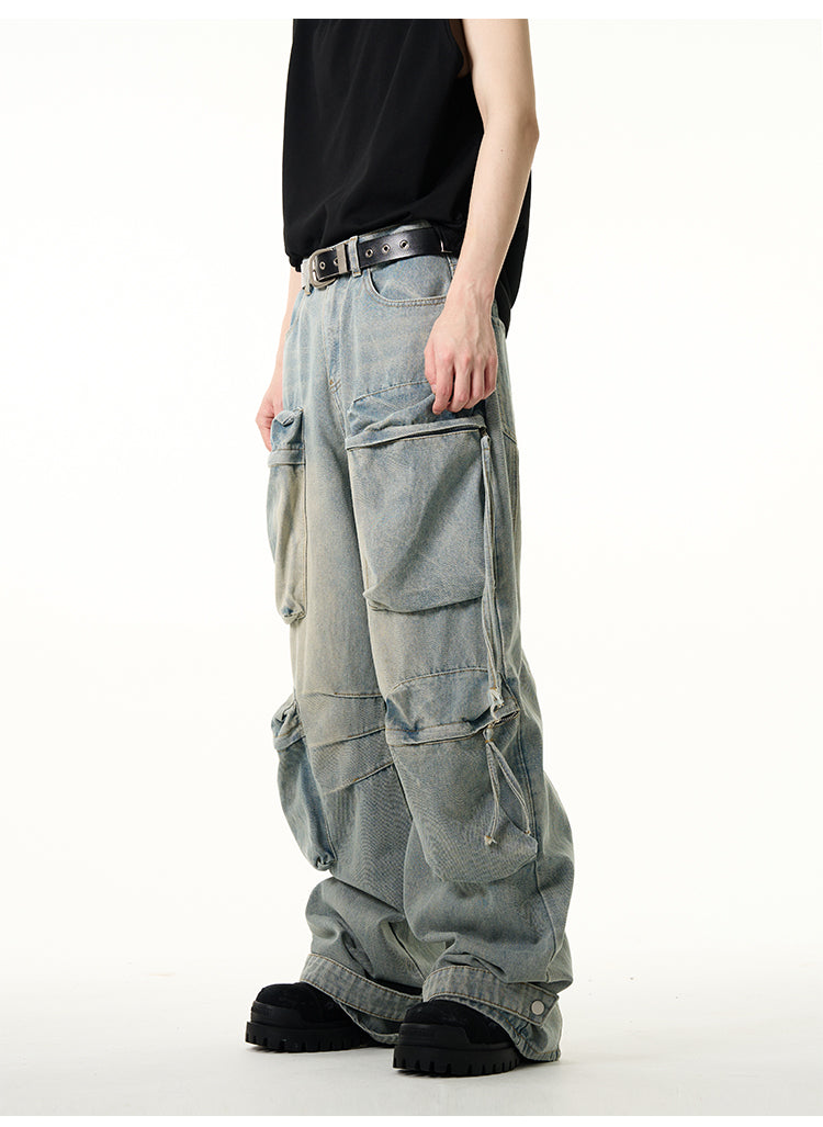 QS691A multi pocket pants