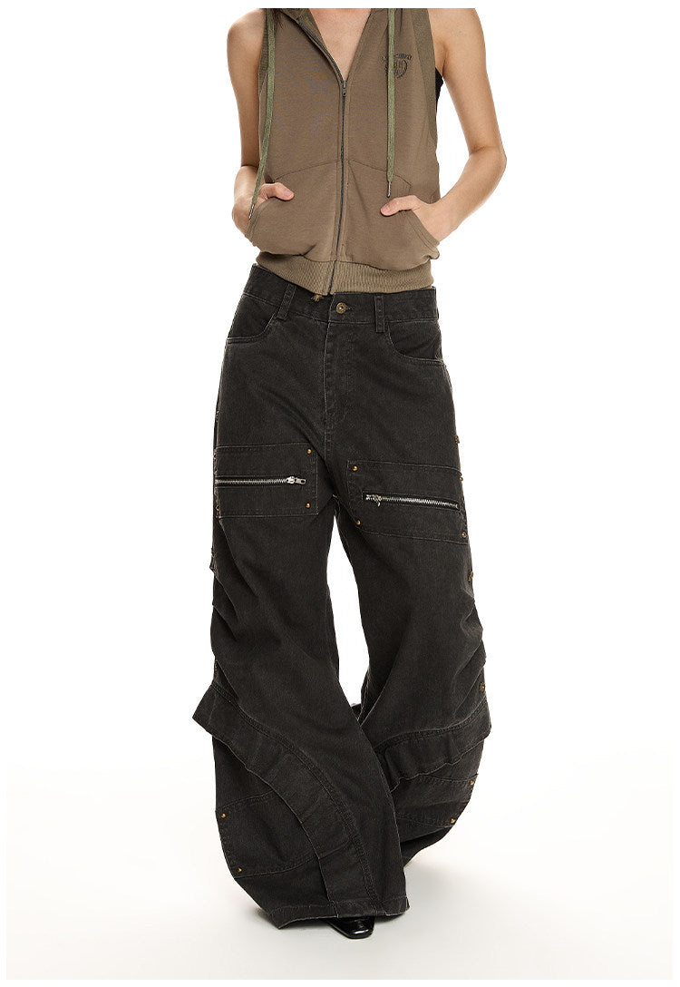 QS699B multi pocket pants