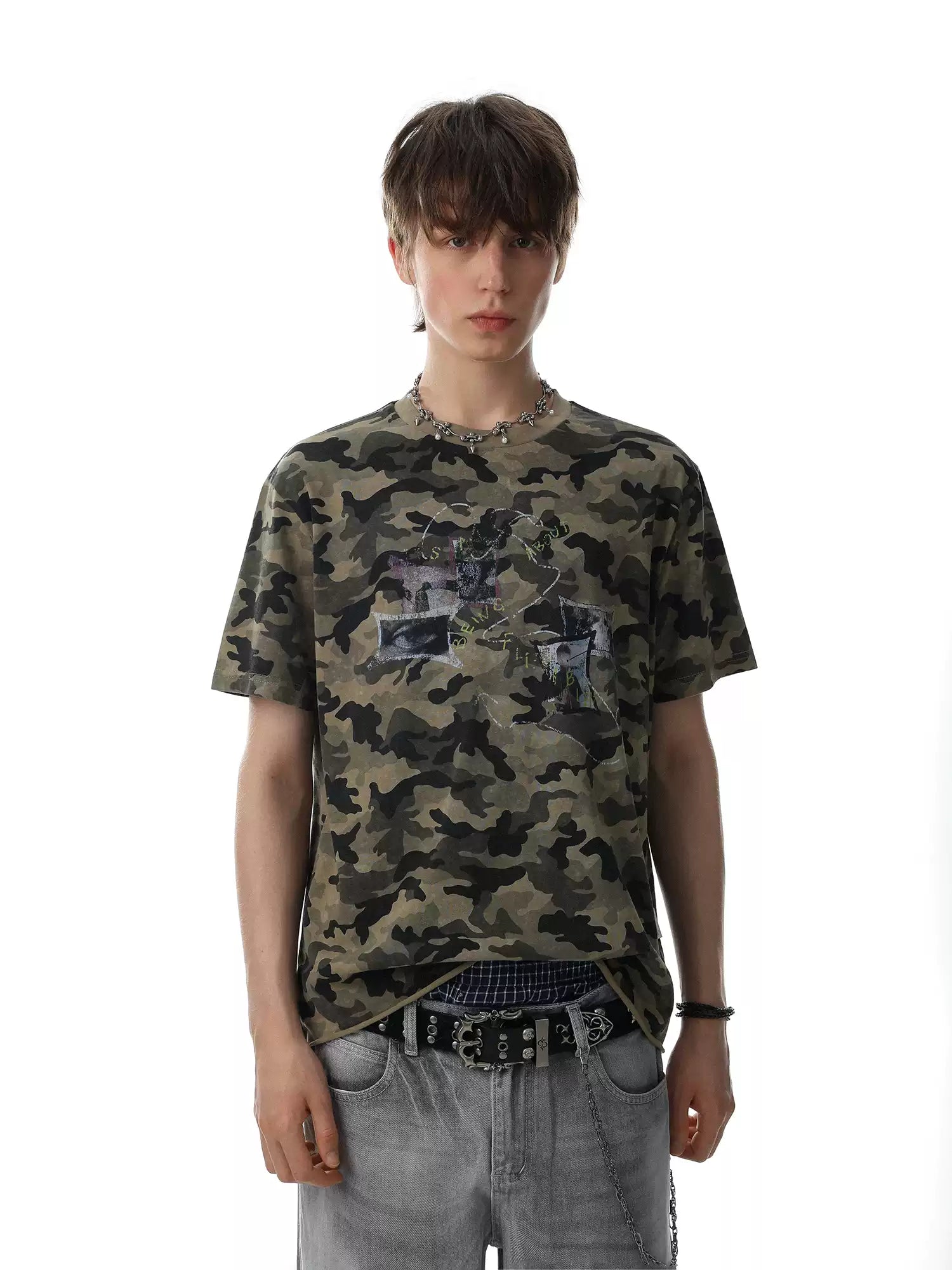 QS781B camouflage tee