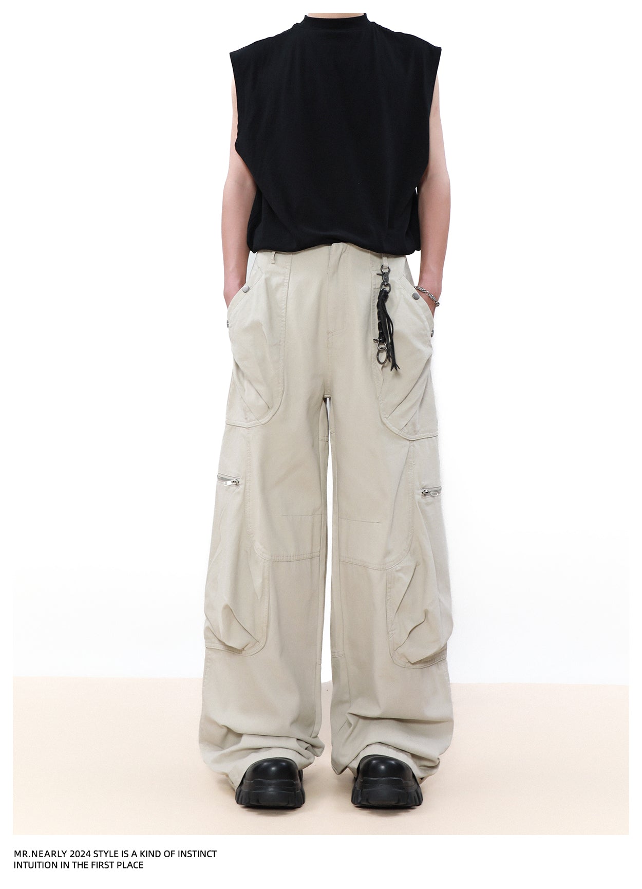 QS769A multi pocket pants