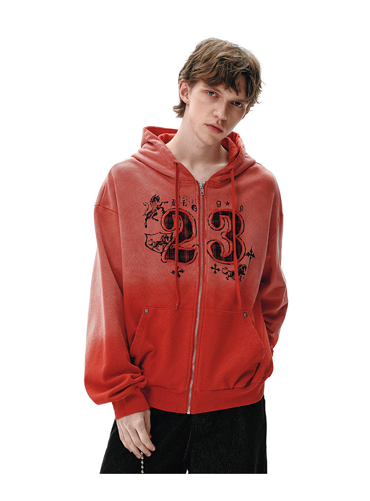 QS755B zip hoodie