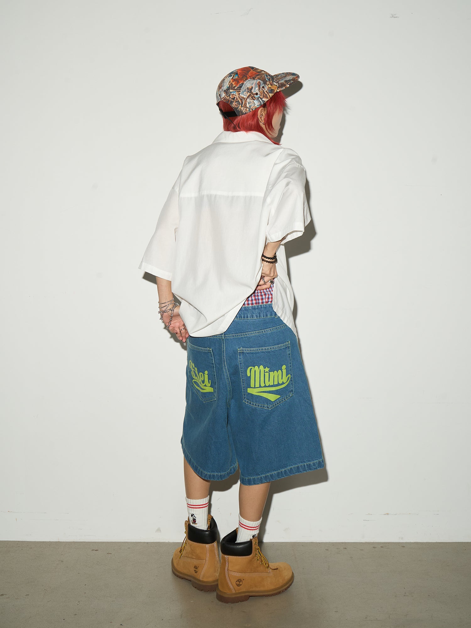 QS559B denim shorts