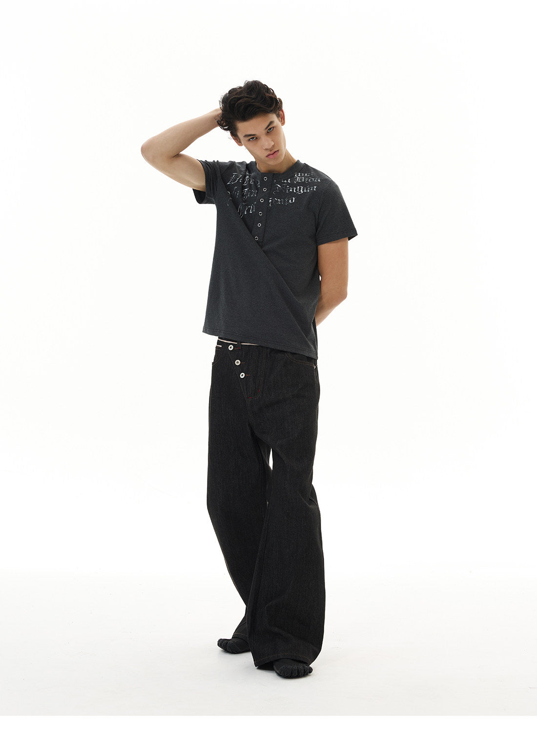 QS749B rigid denim