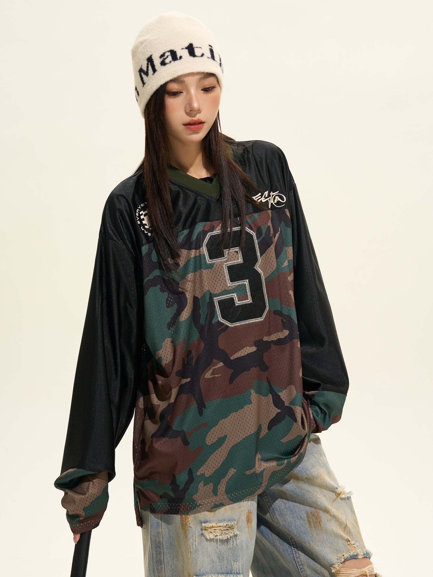 QS821A camouflage tops