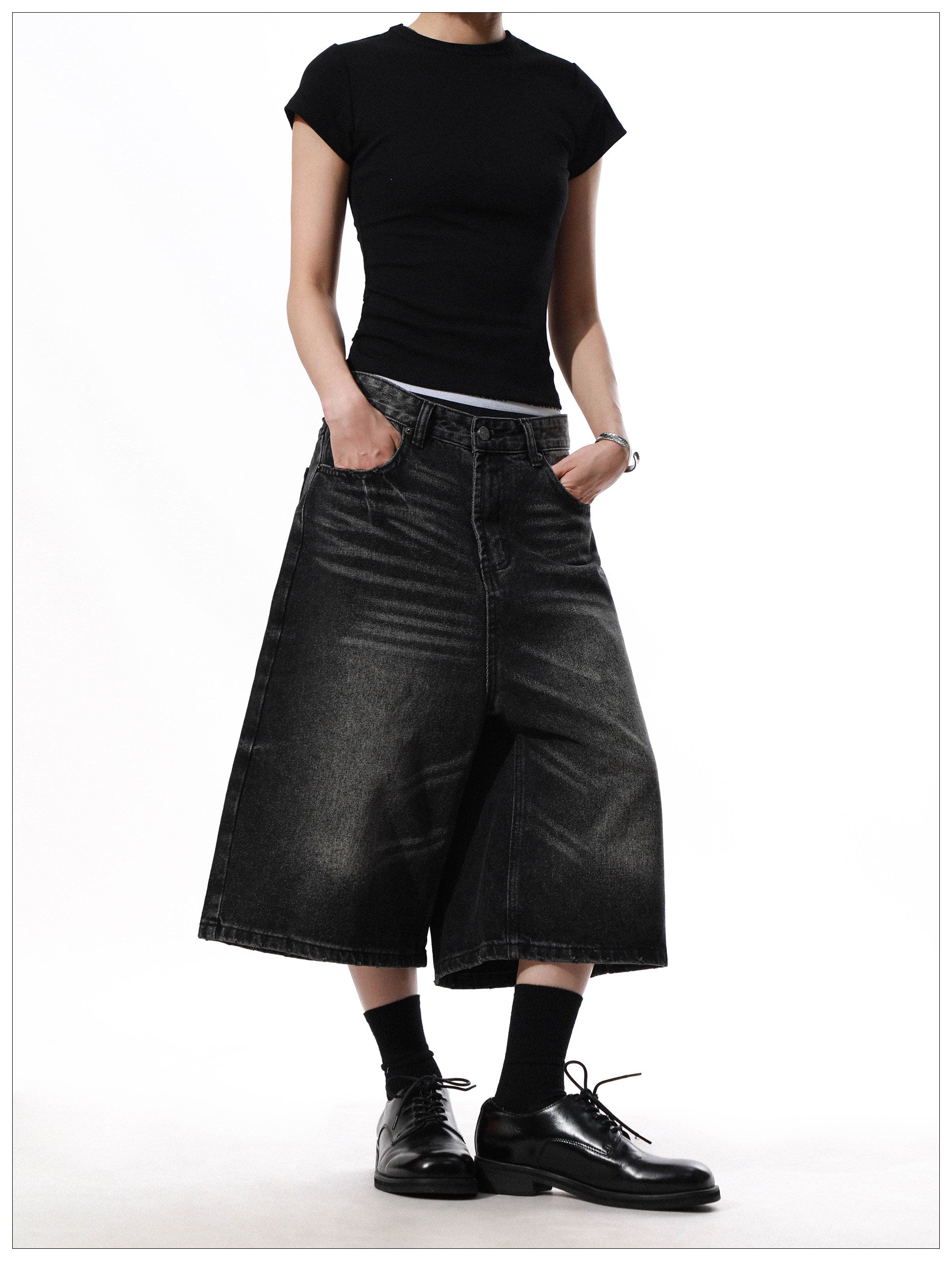 QS816B denim shorts