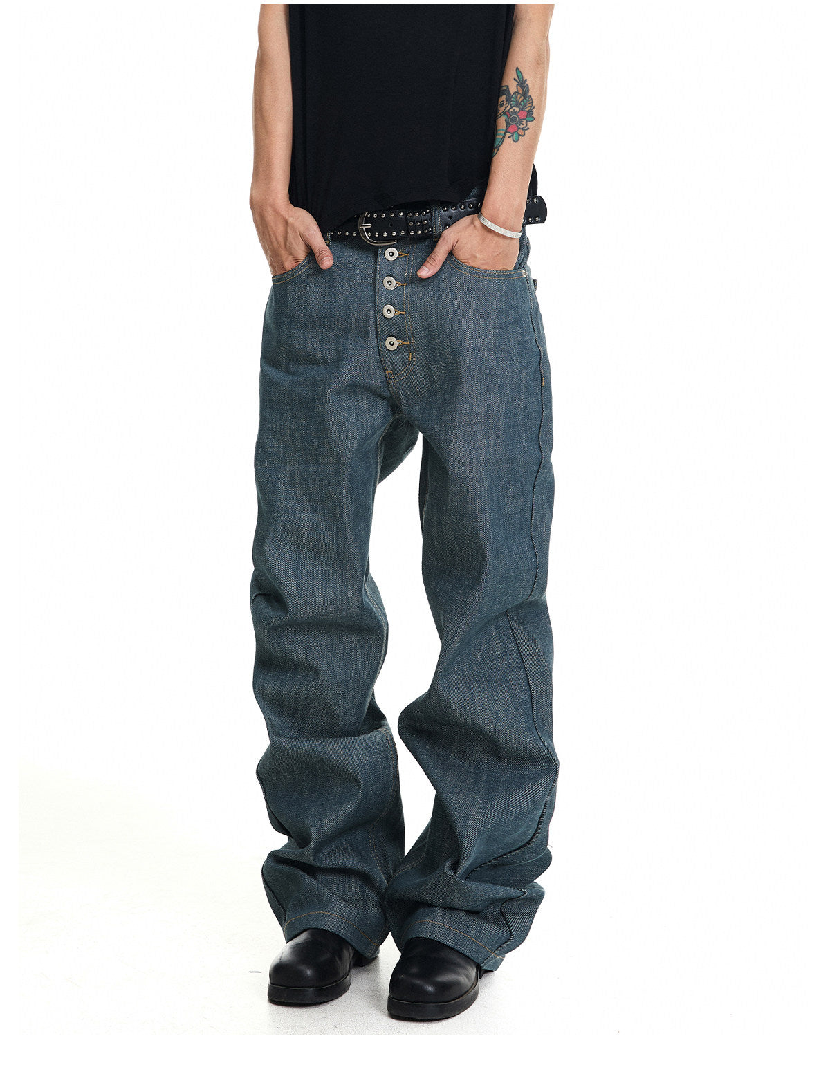 QS836B rigid denim