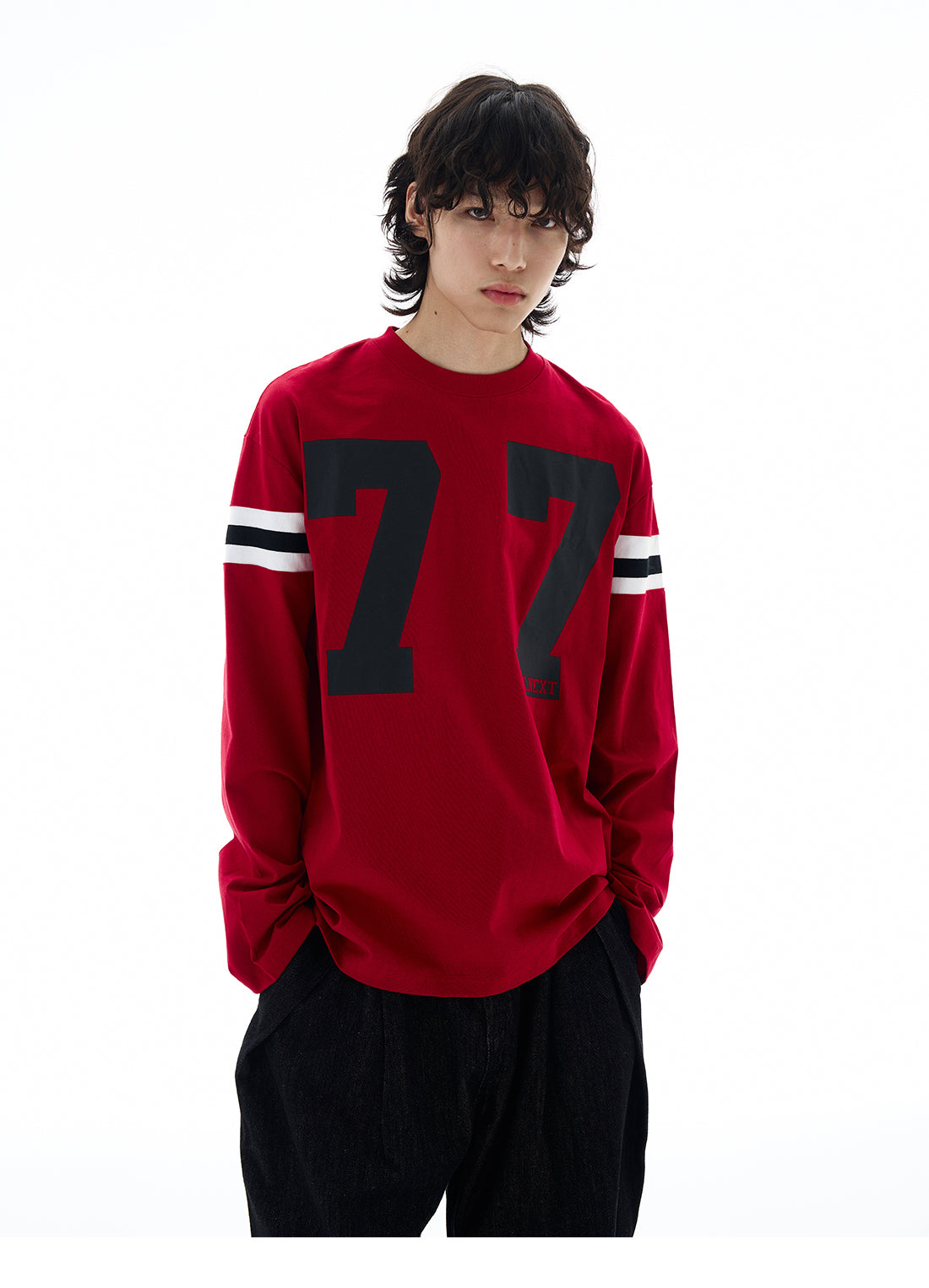 QS610B print L/S tee