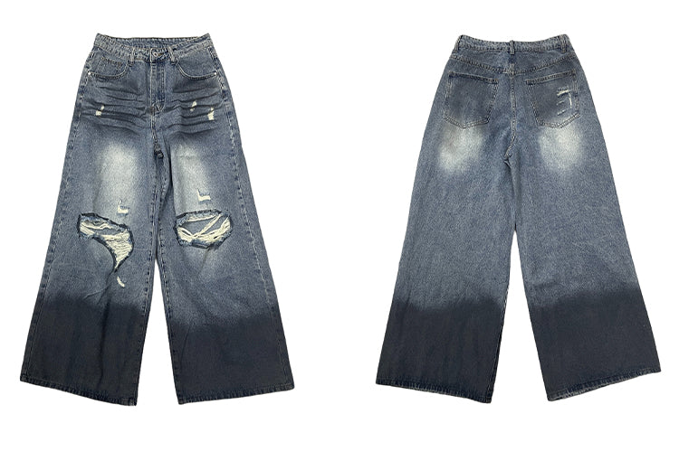 QS682A damage denim