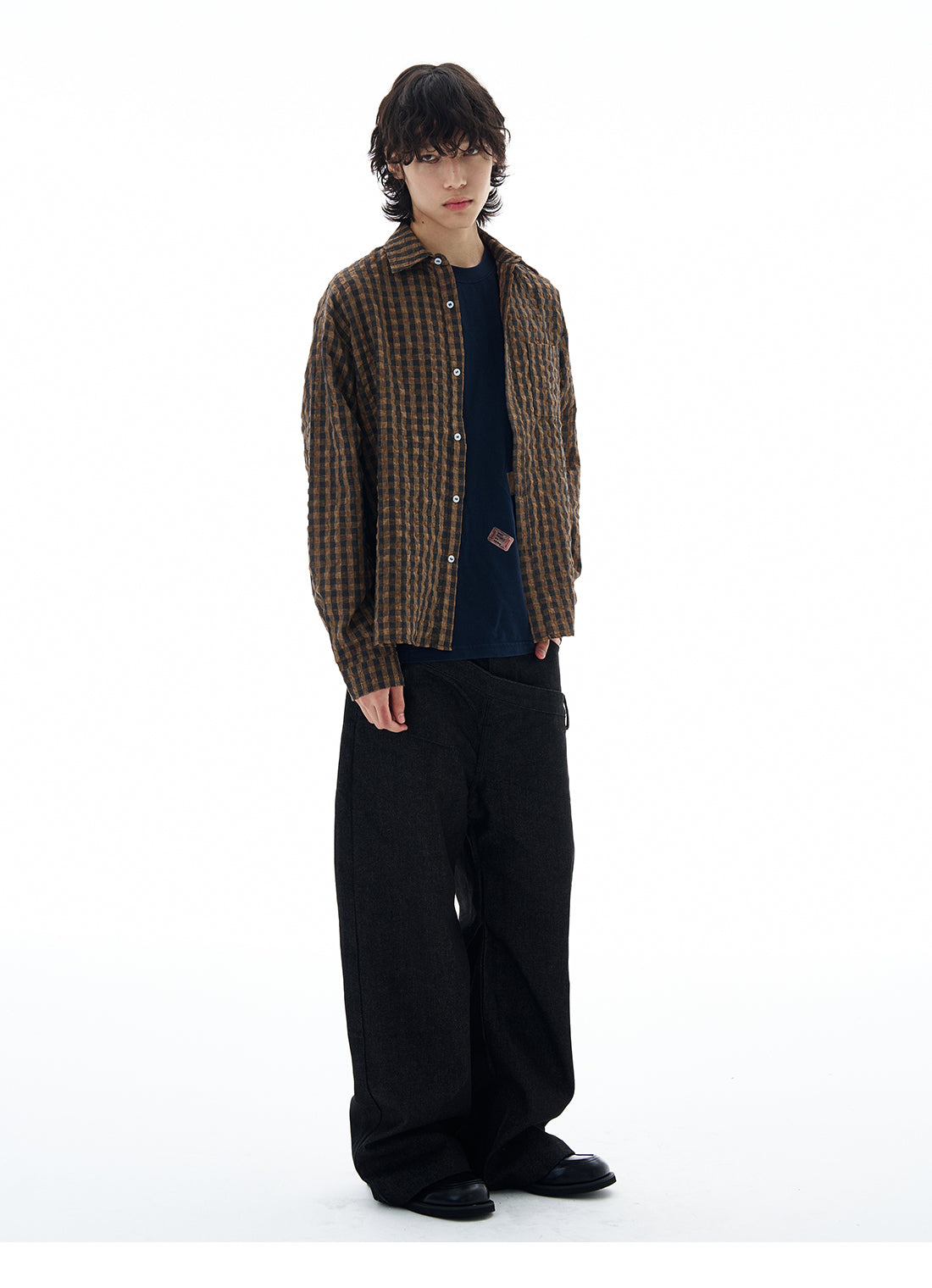 QS609B check shirts