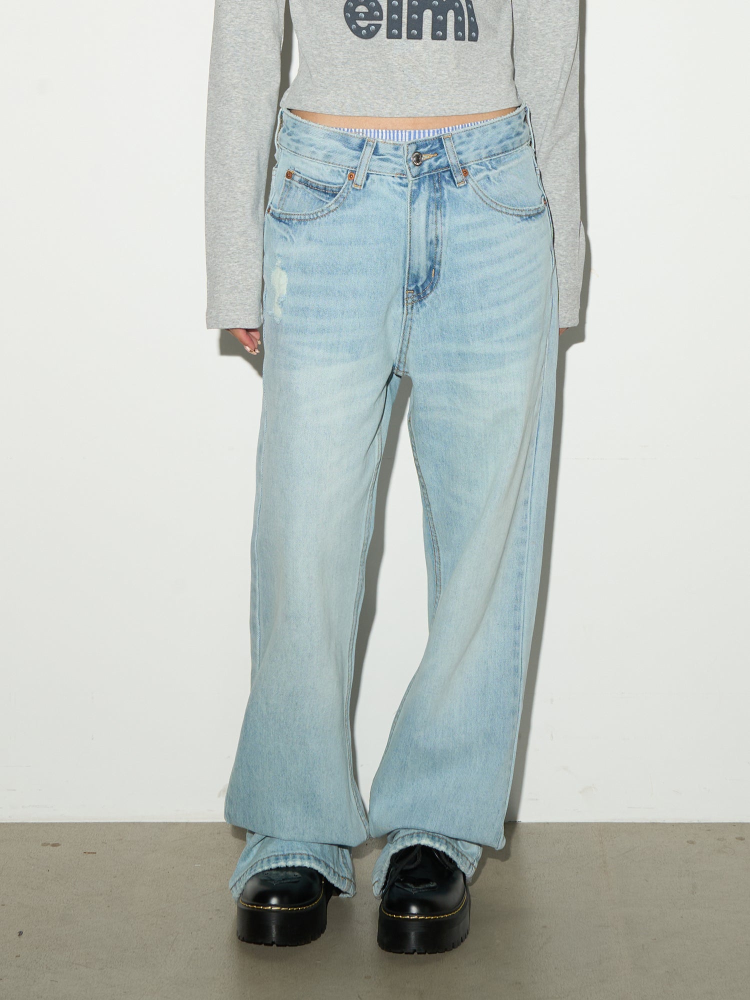 QS580B wash denim