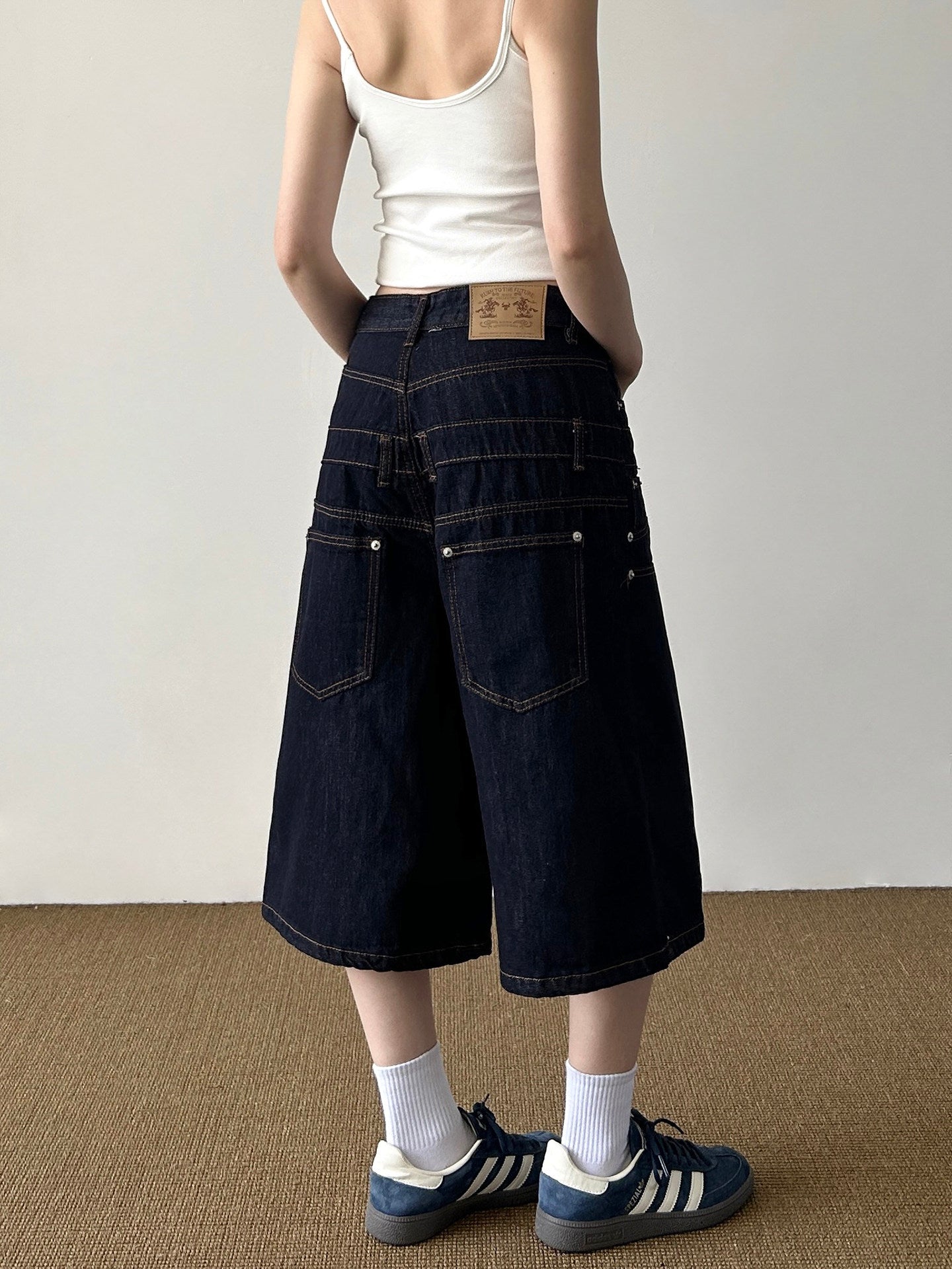 QS784B denim shorts