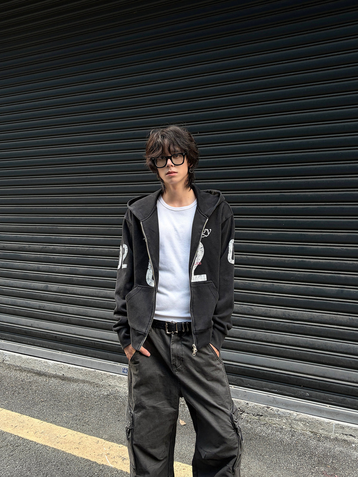 QS931B zip hoodie