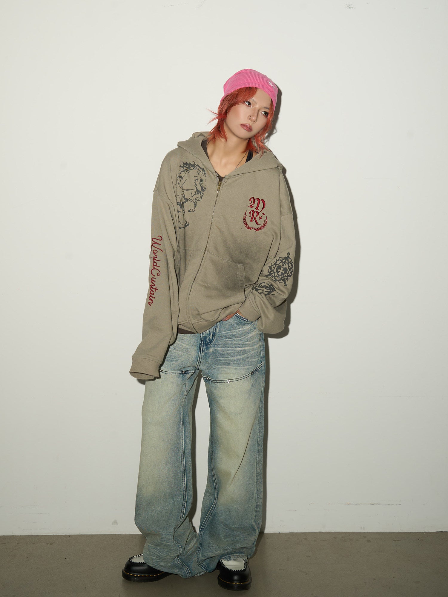 QS705B wash denim