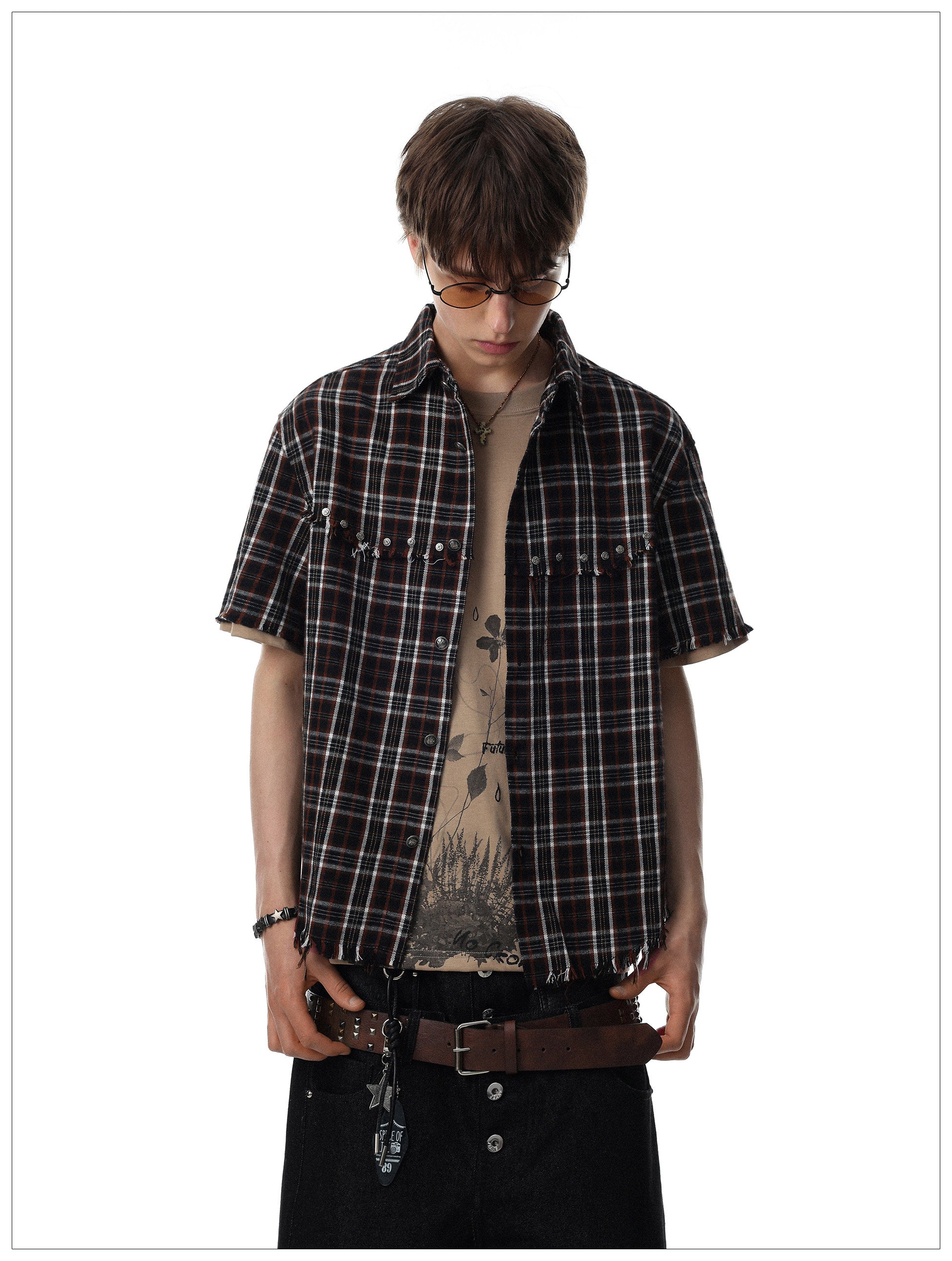 QS779B check shirts