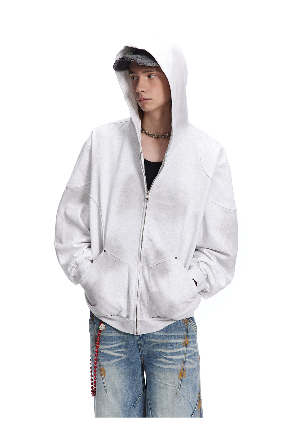 QS863A zip hoodie