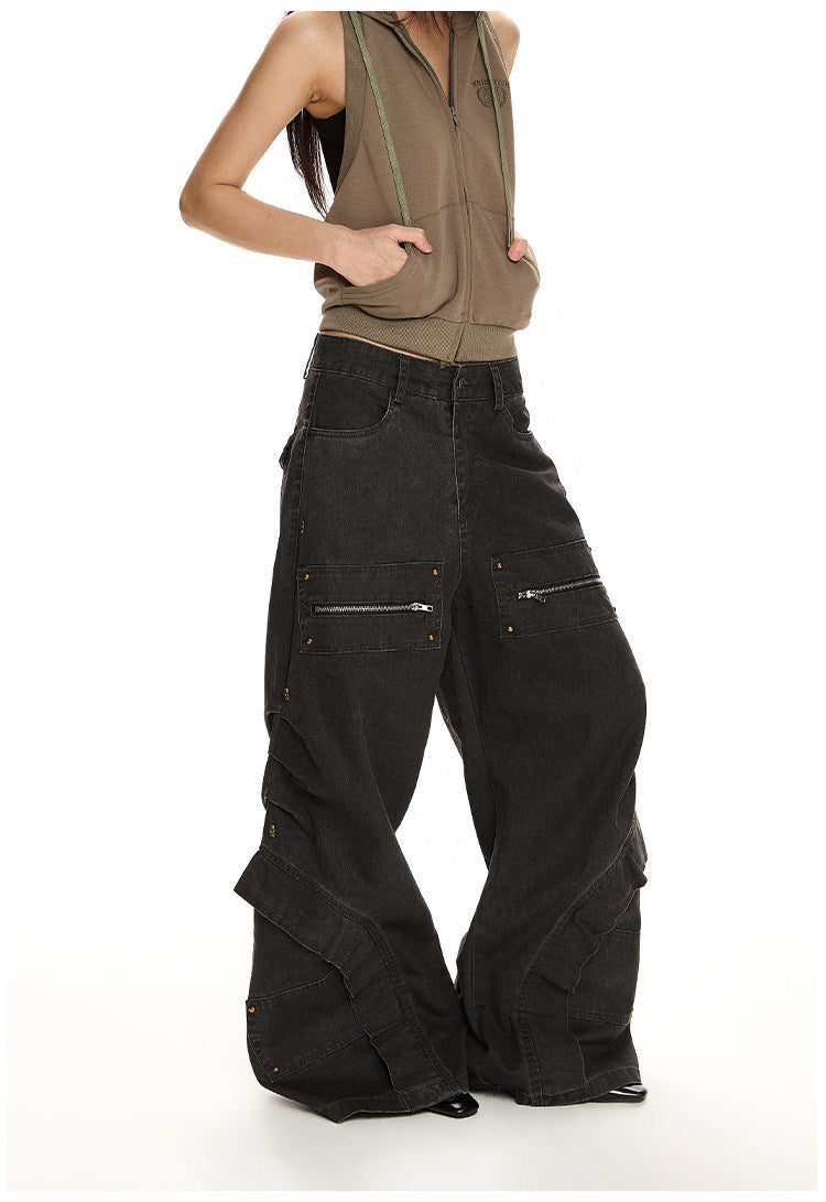 QS699B multi pocket pants