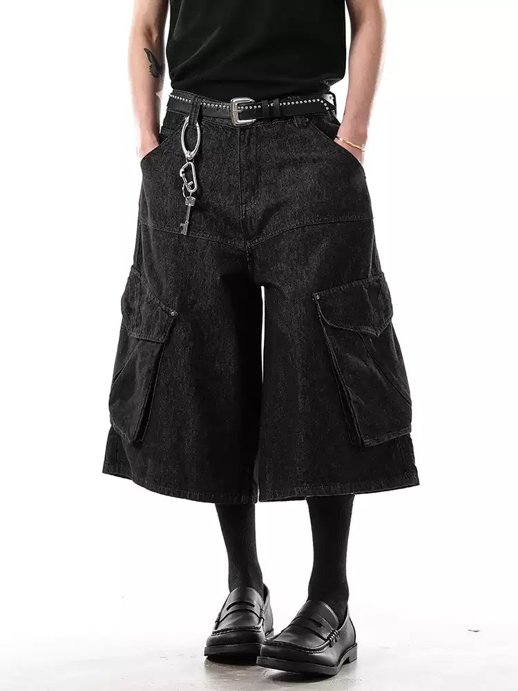 QS447B denim shorts