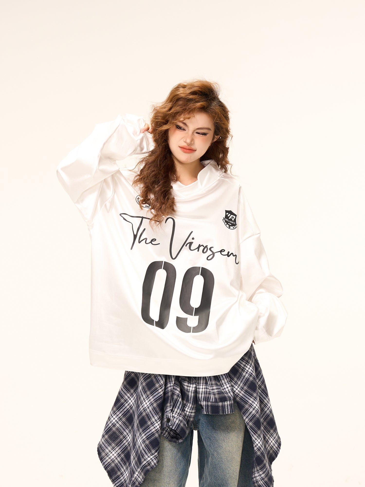 QS858A uniform L/S tee