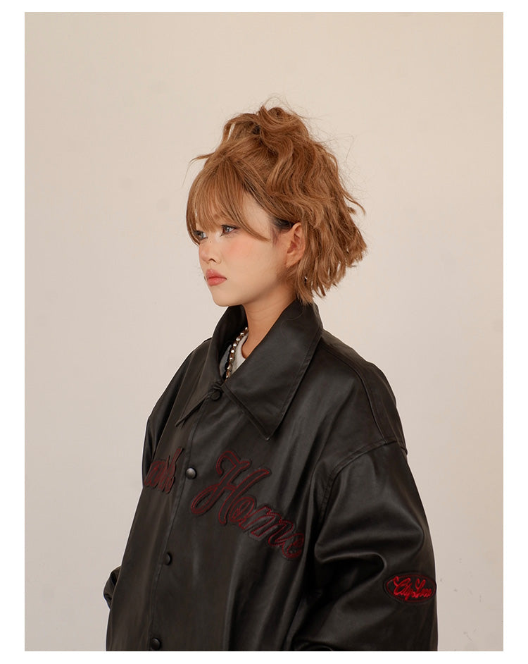 QS313A LEATHER JACKET