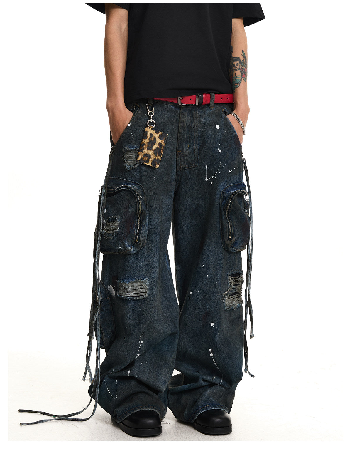 QS724B multi pocket pants