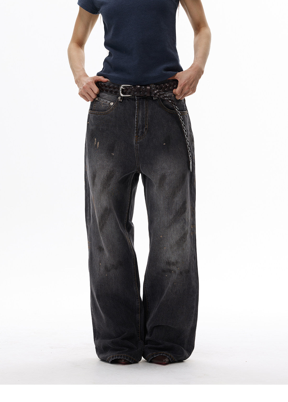 QS696B loose denim