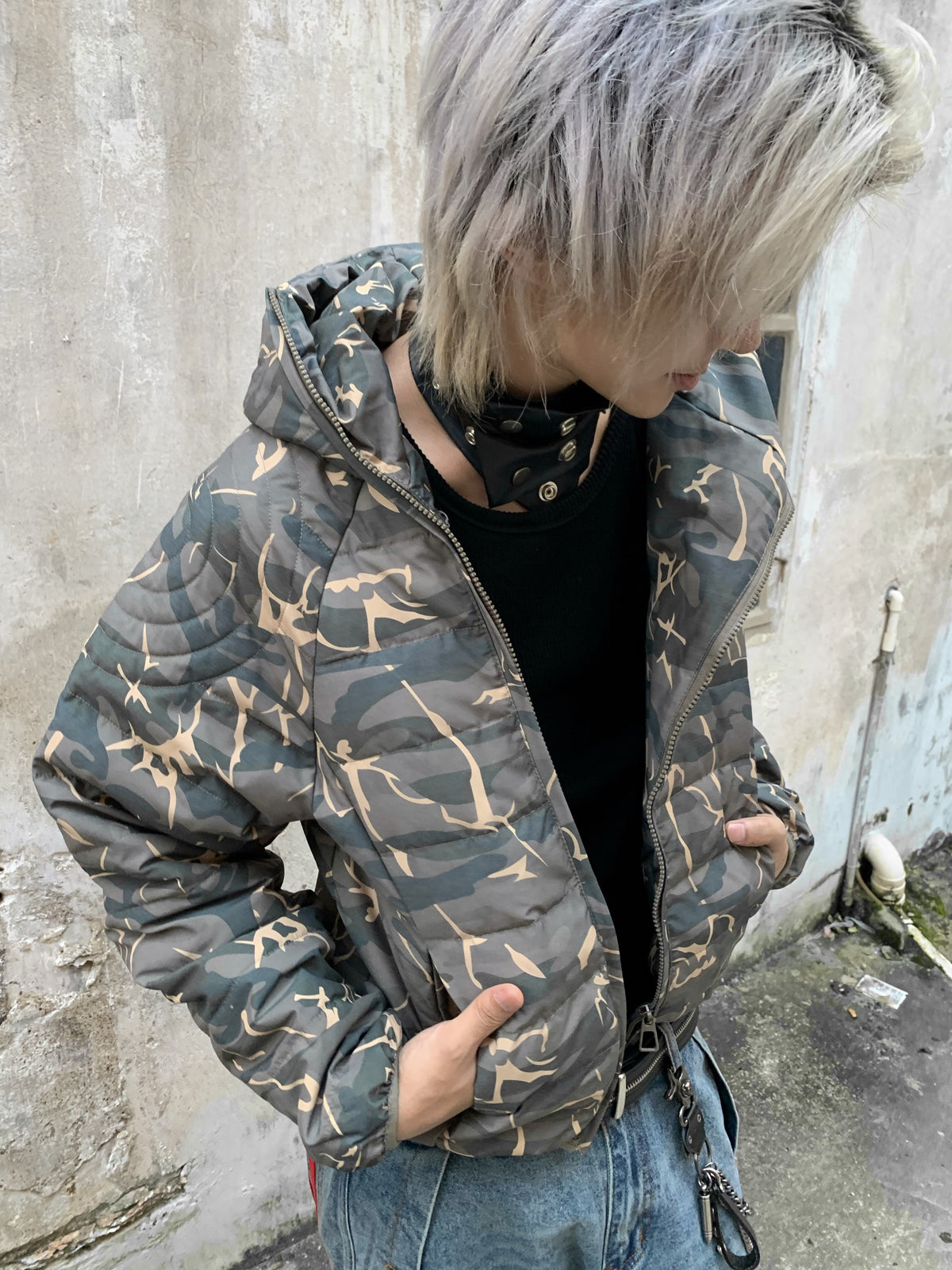 QS948B camo jacket