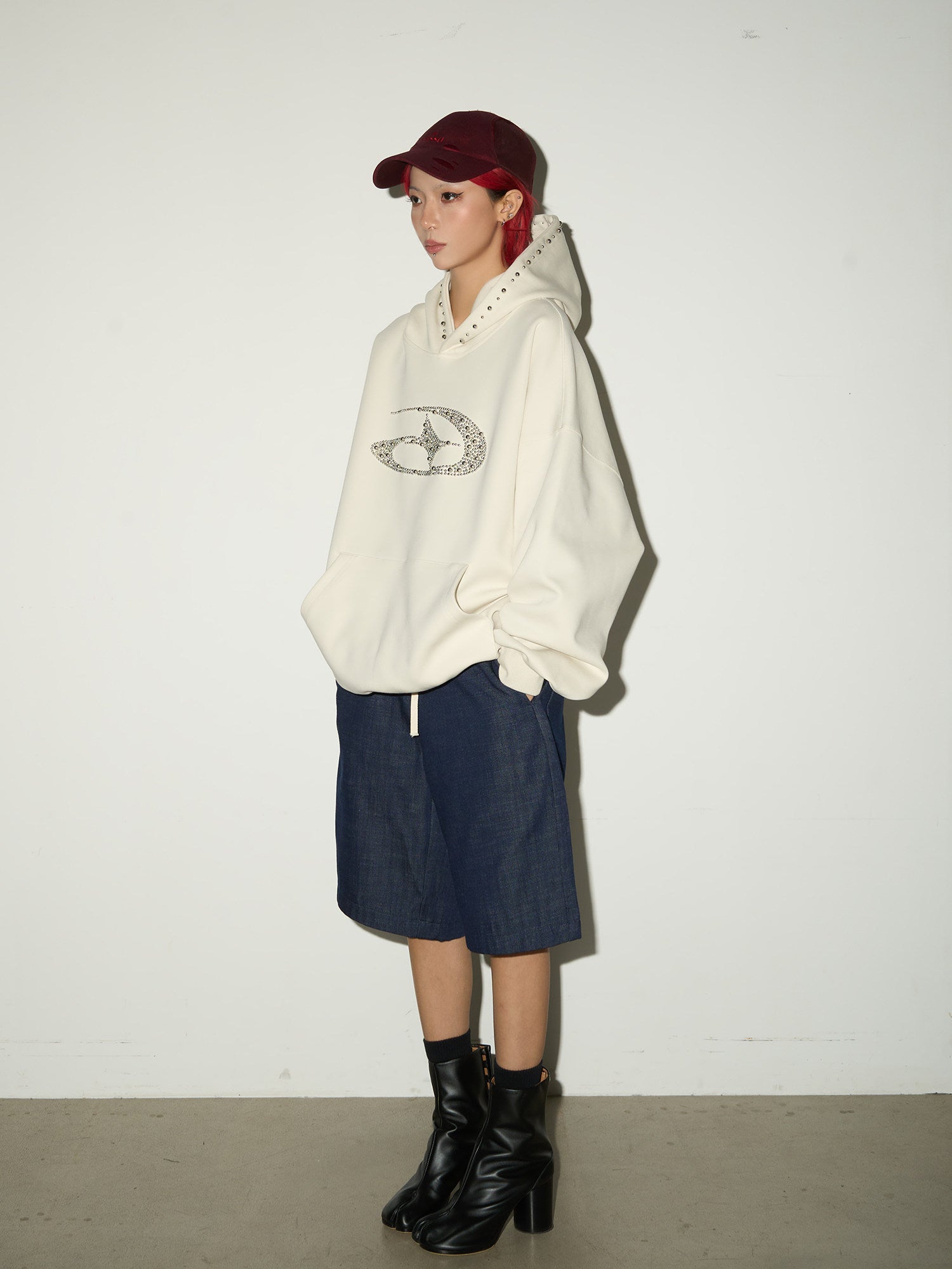 QS710B loose hoodie