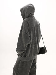ジャケット・アウター philme damage zipper hoodie 8b1419e88ec5f1943032f6d467a865