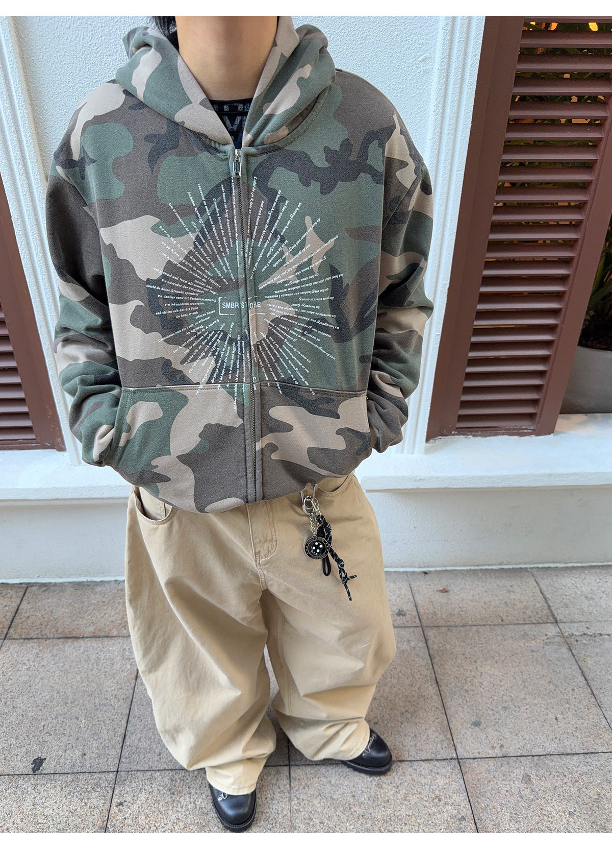 QS915B zip hoodie