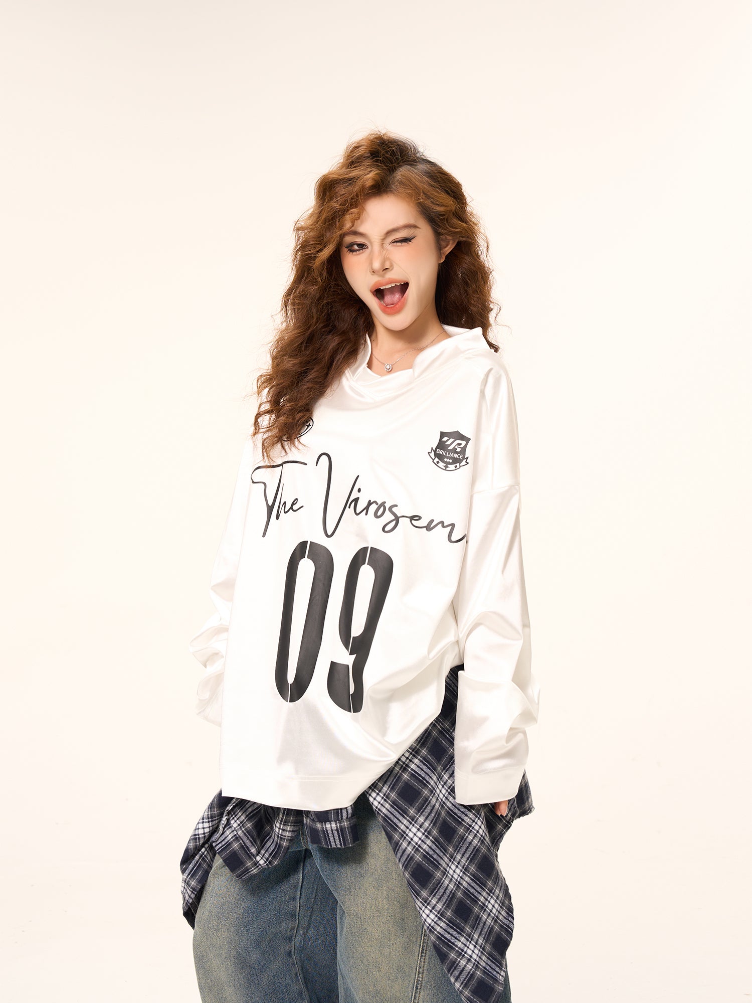 QS858A uniform L/S tee