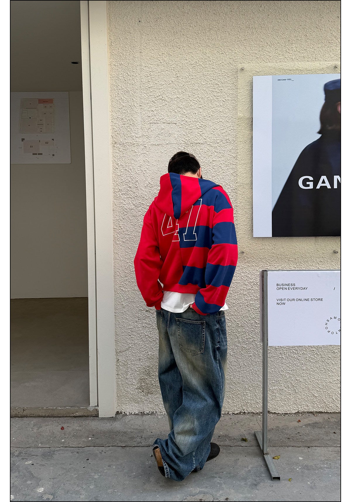 QS728B zip hoodie